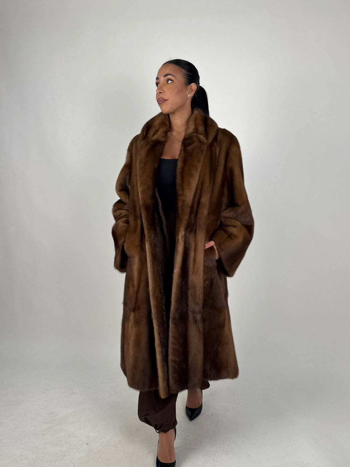 Cappotto in visone N740