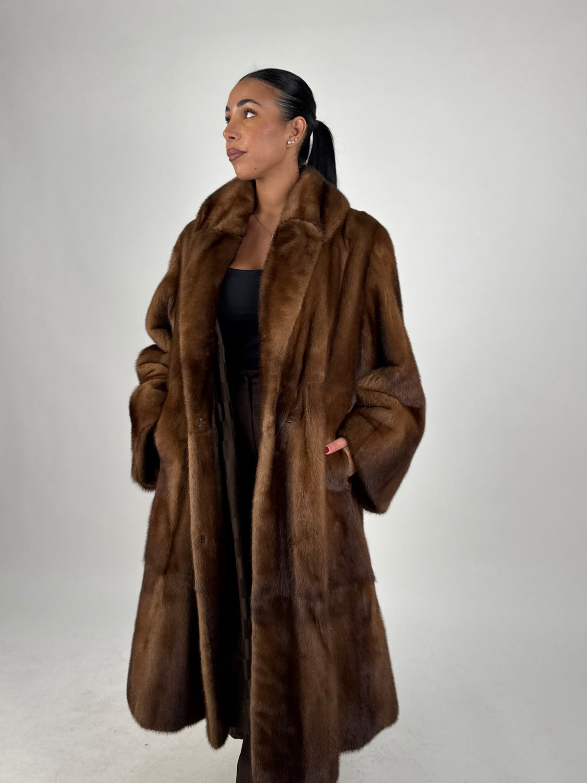 Cappotto in visone N740
