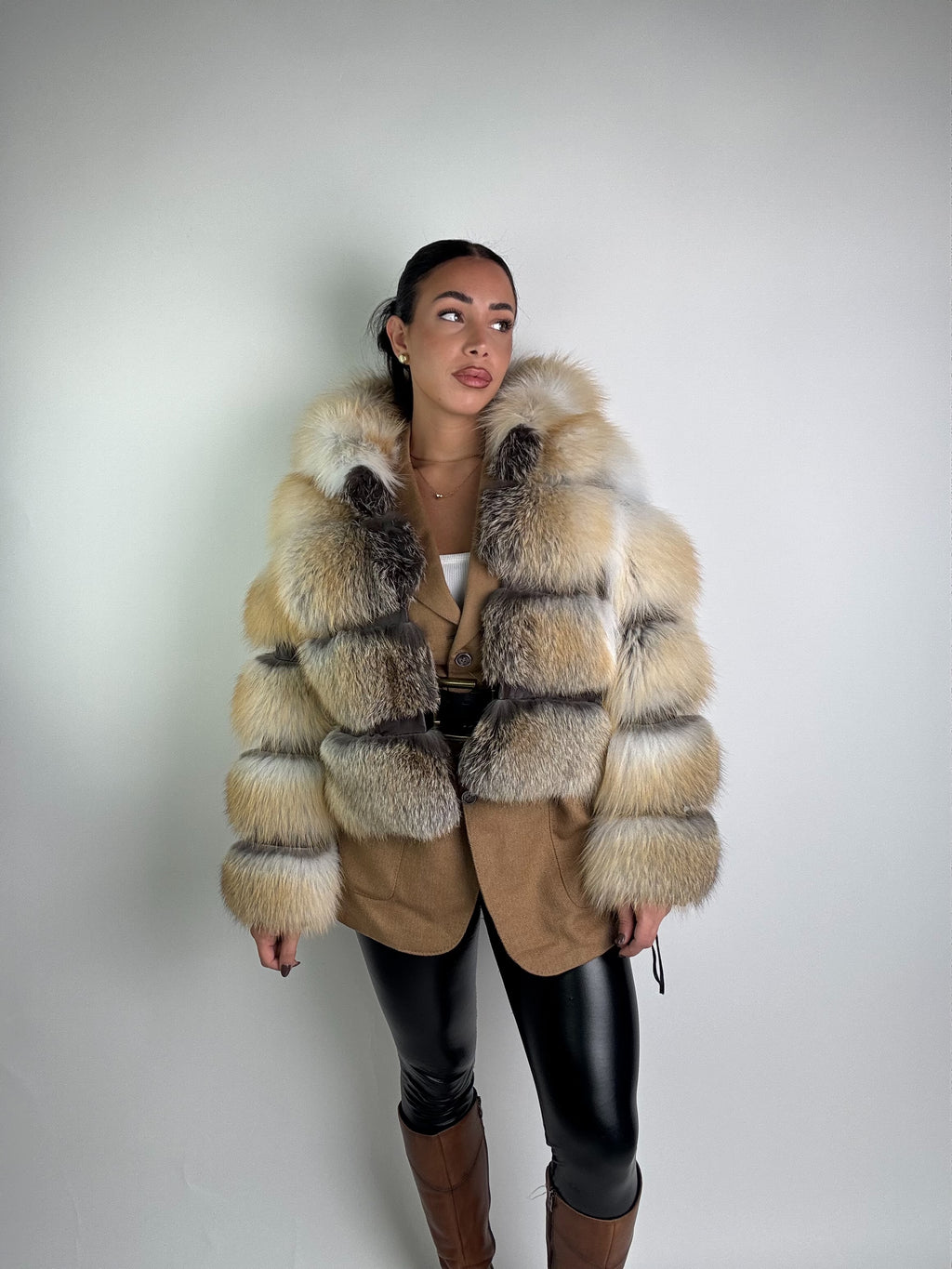 Bomber in volpe golden