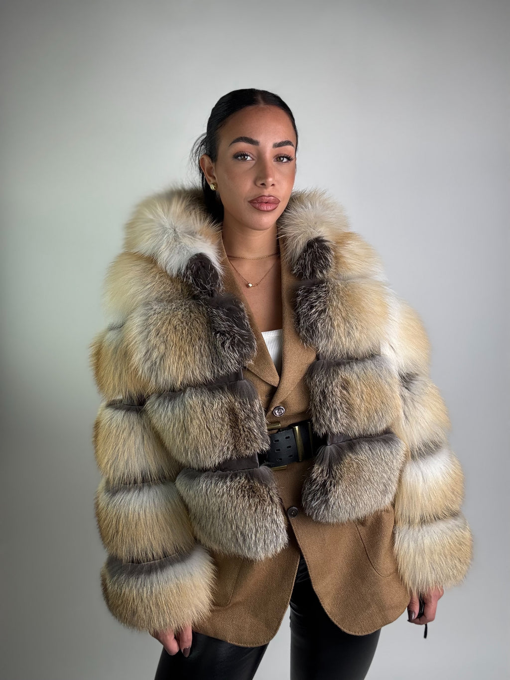 Bomber in volpe golden