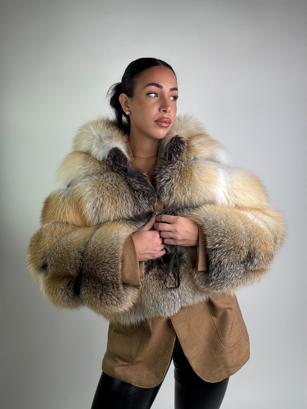 Bomber in volpe golden