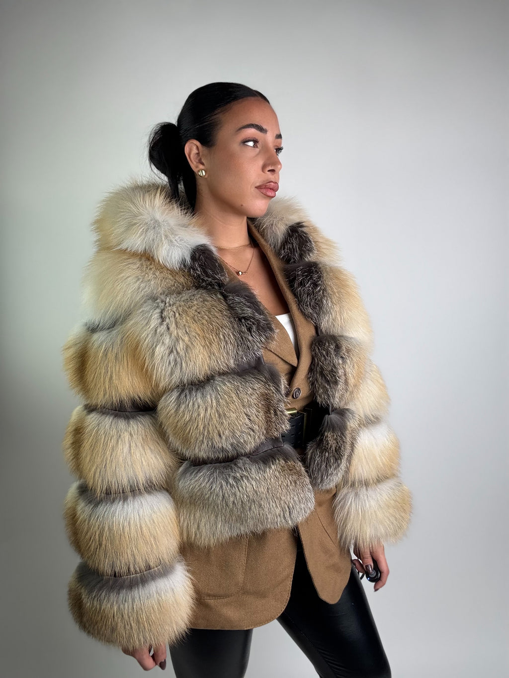 Bomber in volpe golden