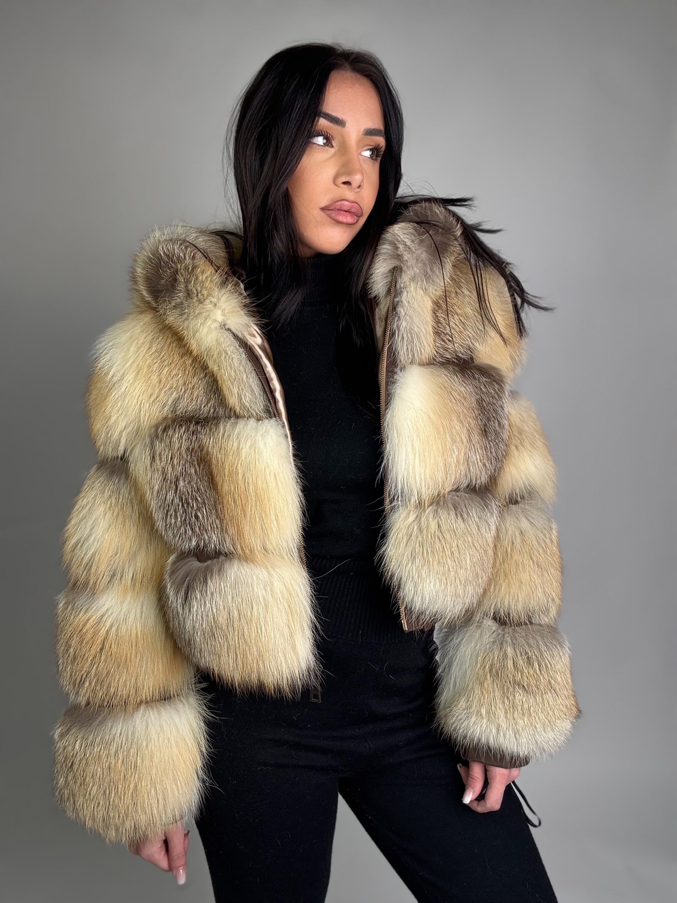 Mink Bomber Jacket