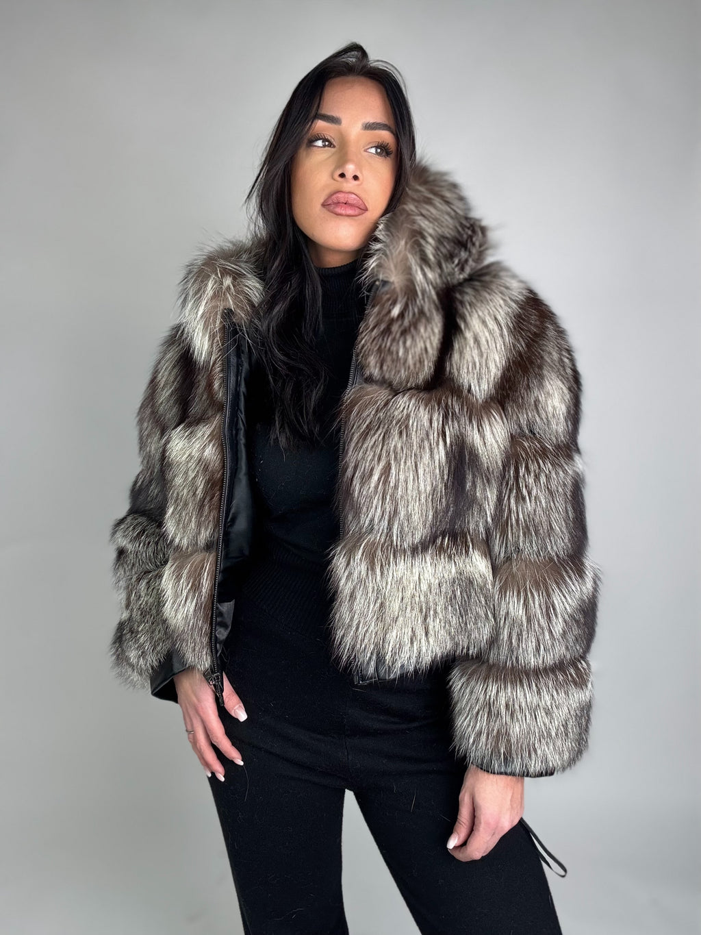 Mink Bomber Jacket