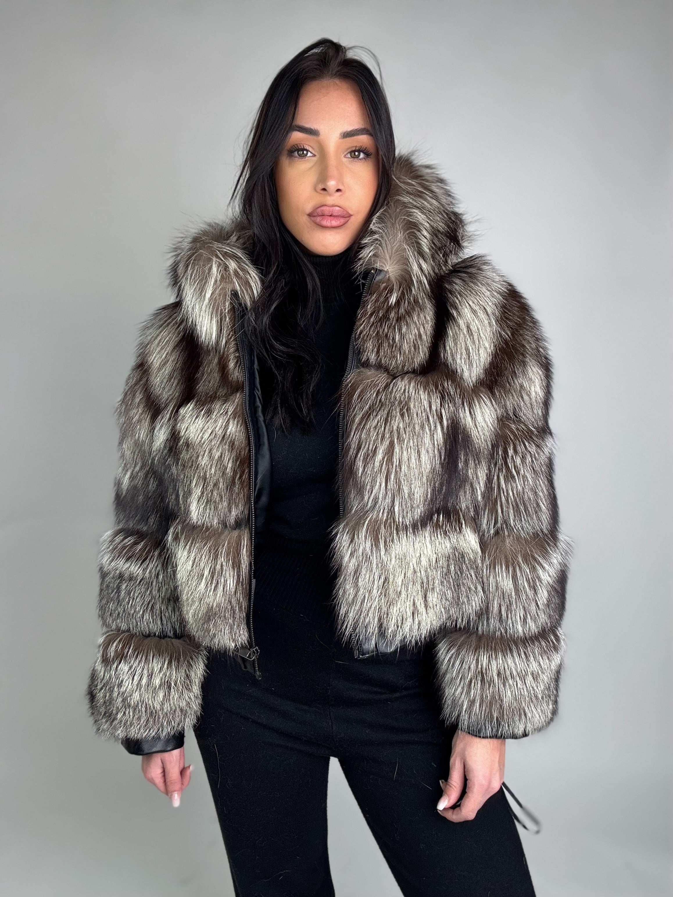 Mink Bomber Jacket