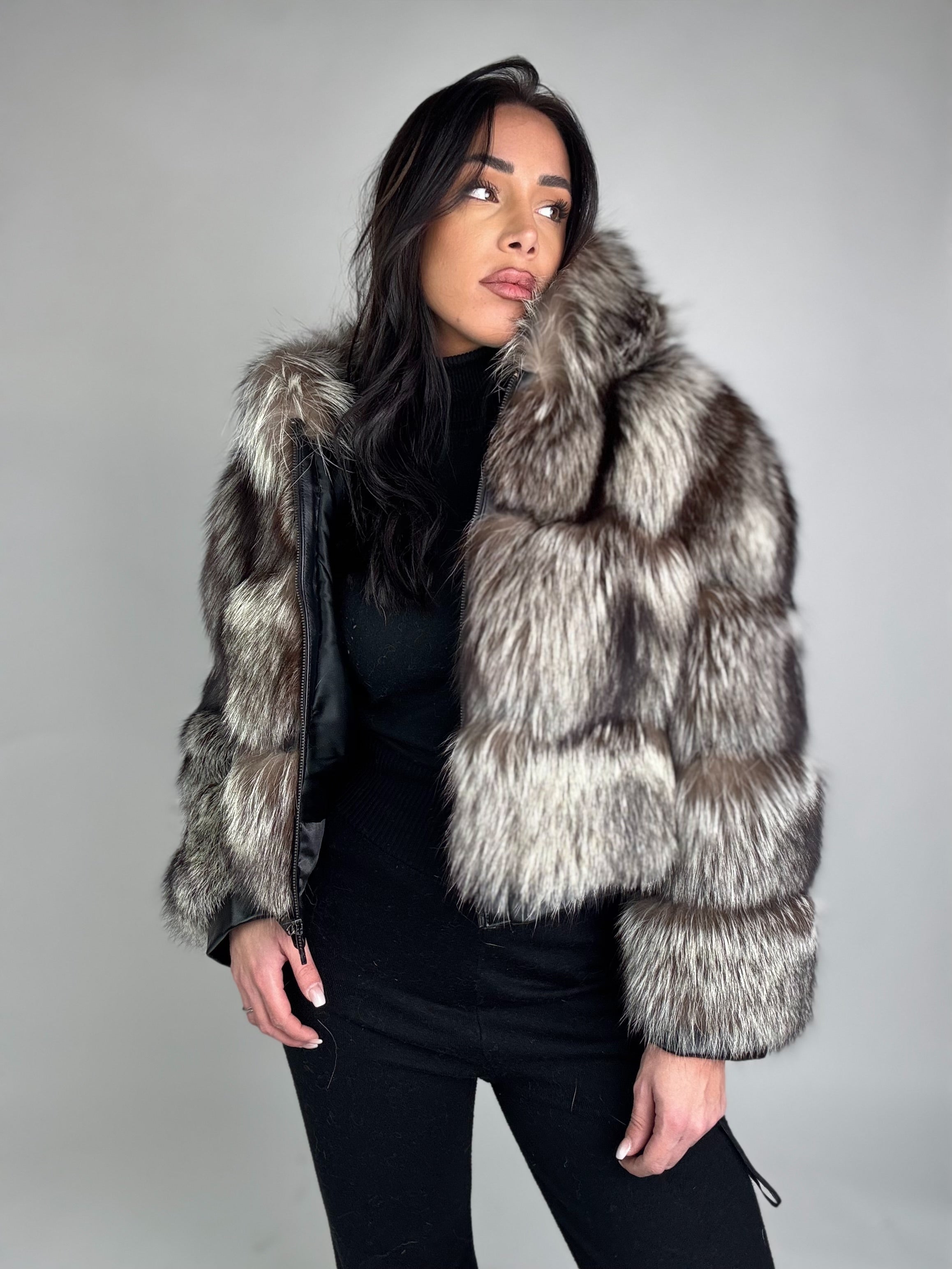 Mink Bomber Jacket