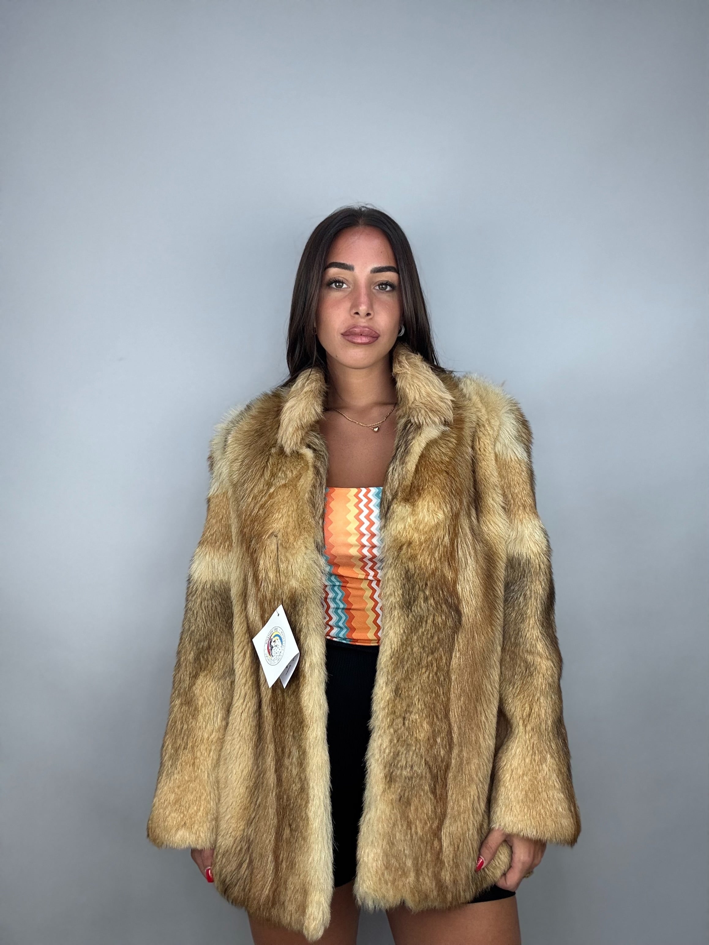 Giacca in volpe rossa