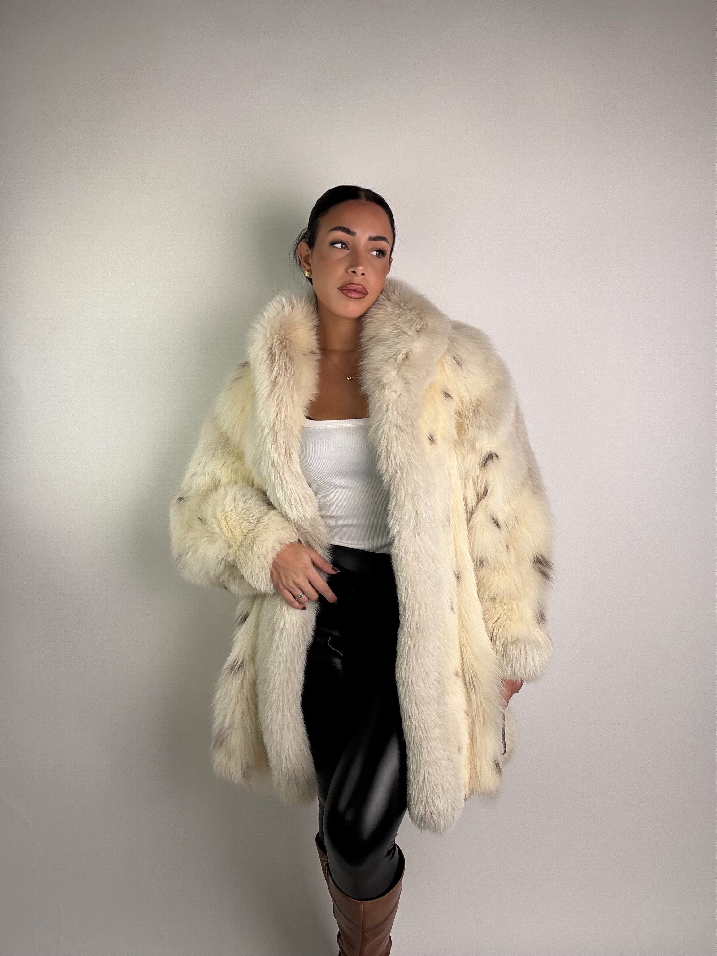 Giacca in volpe linciata N961