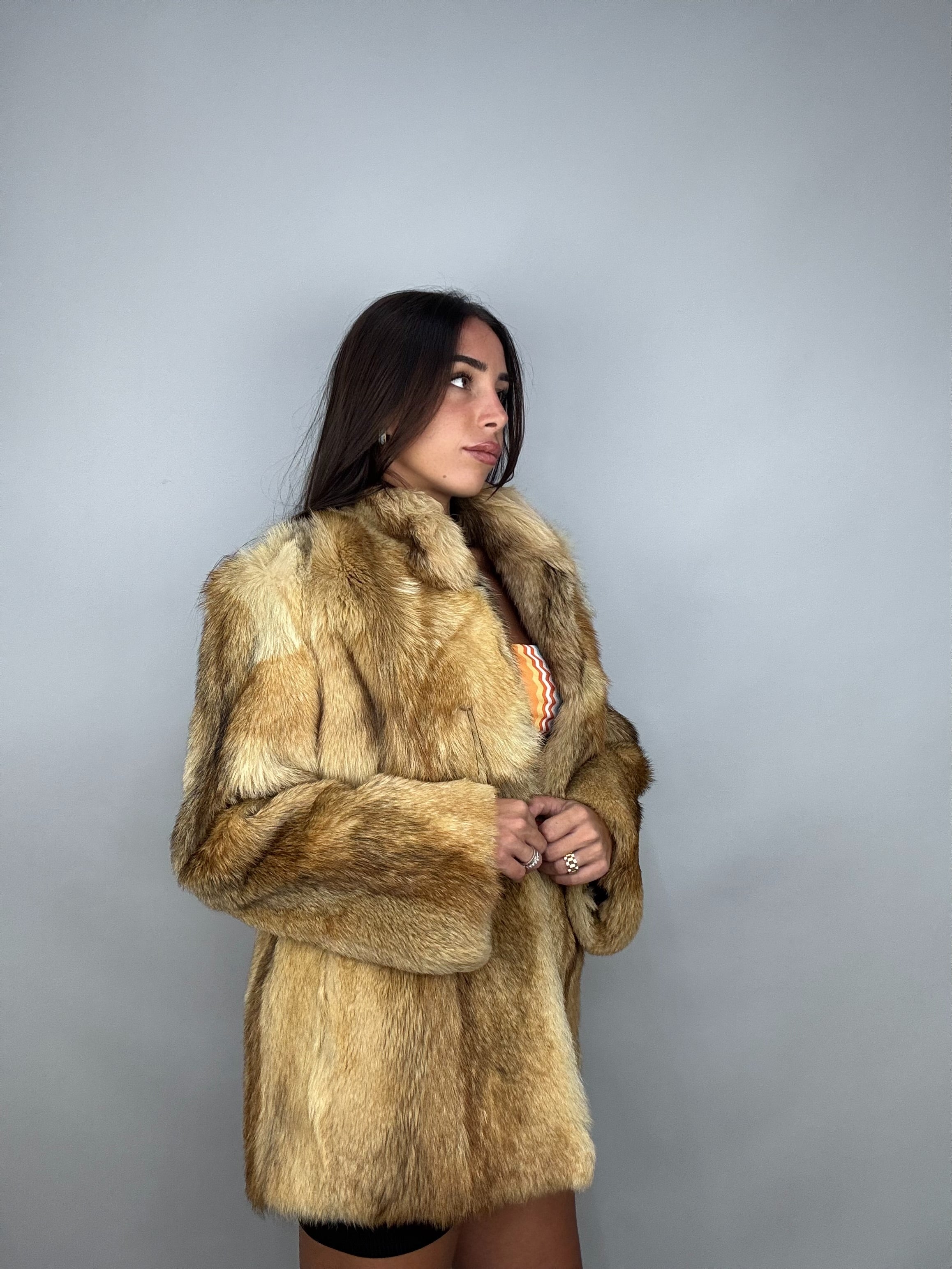 Giacca in volpe rossa