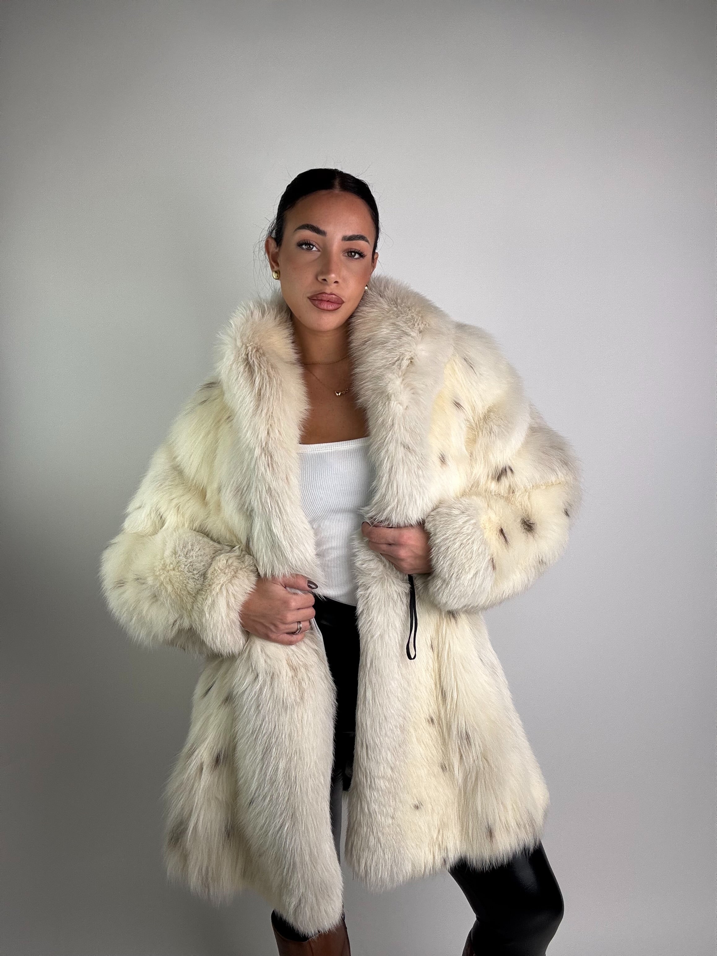 Giacca in volpe linciata N961