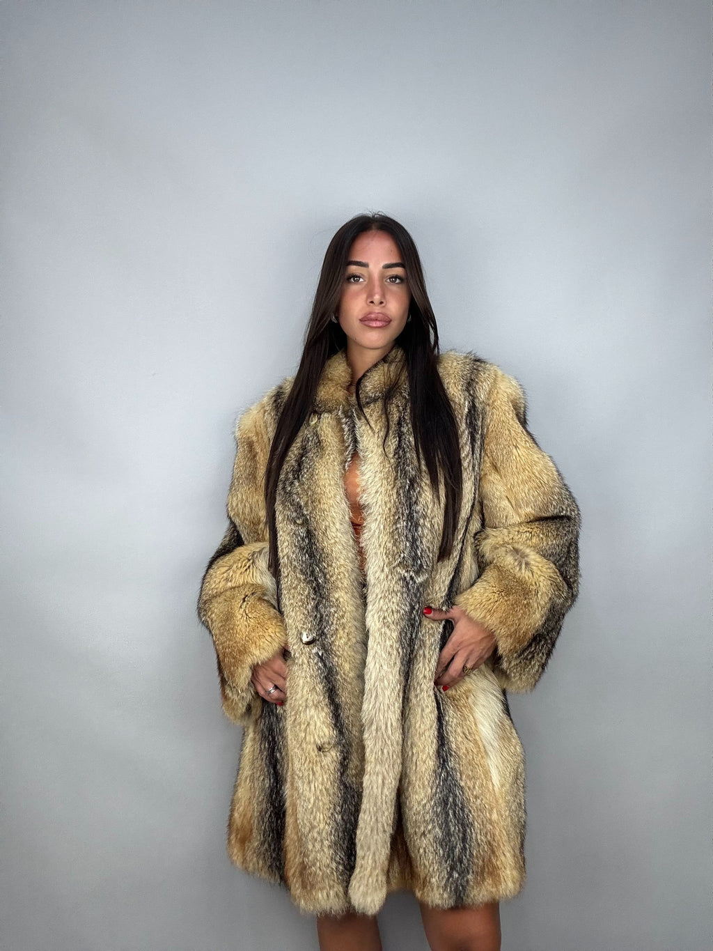 Giacca in volpe della virginia