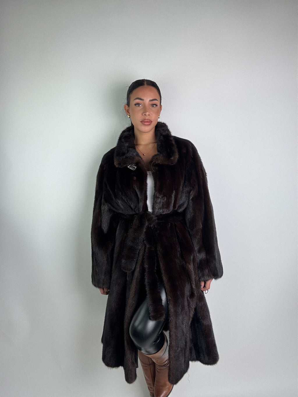 Cappotto in visone N380