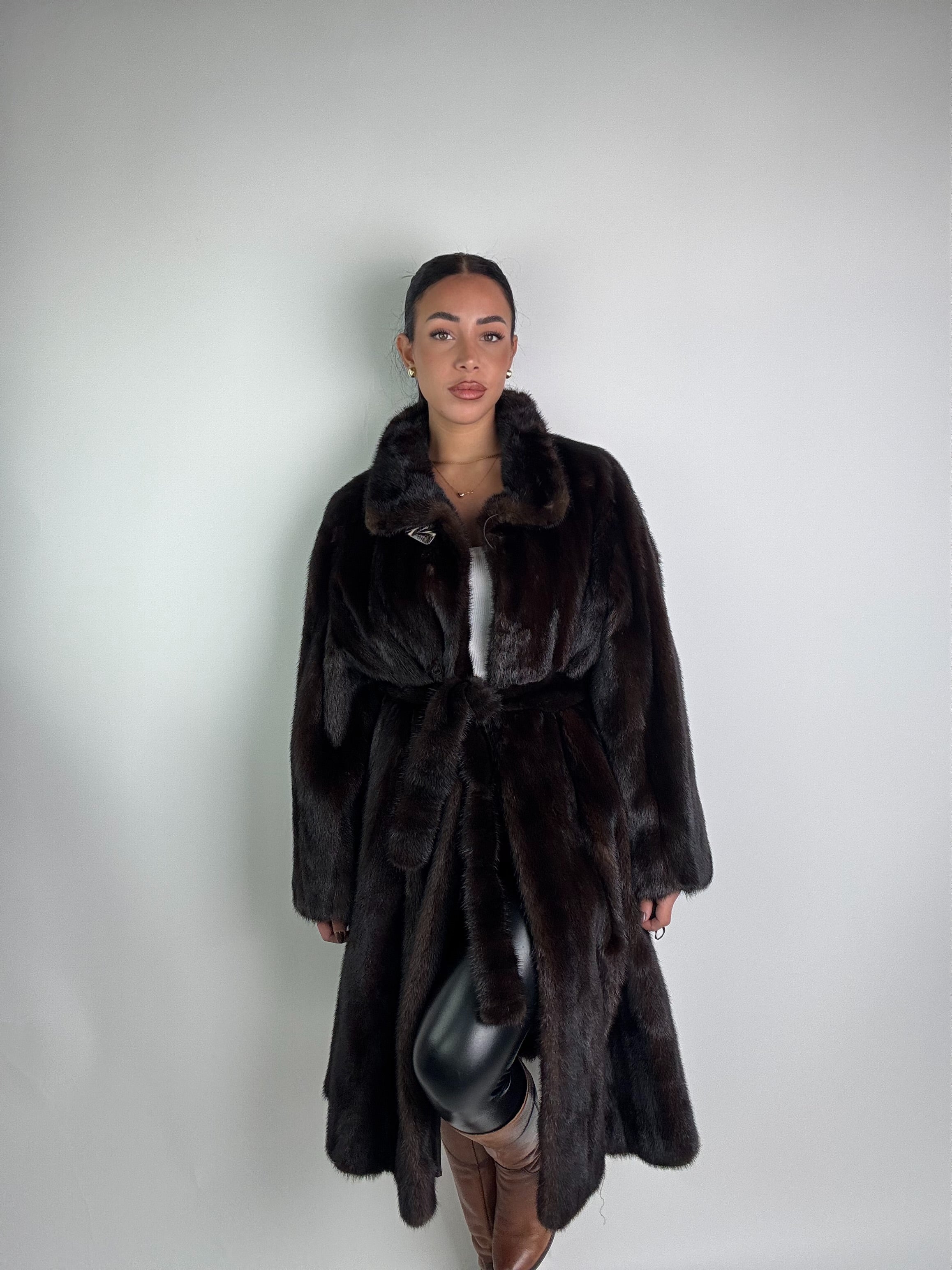 Cappotto in visone N380