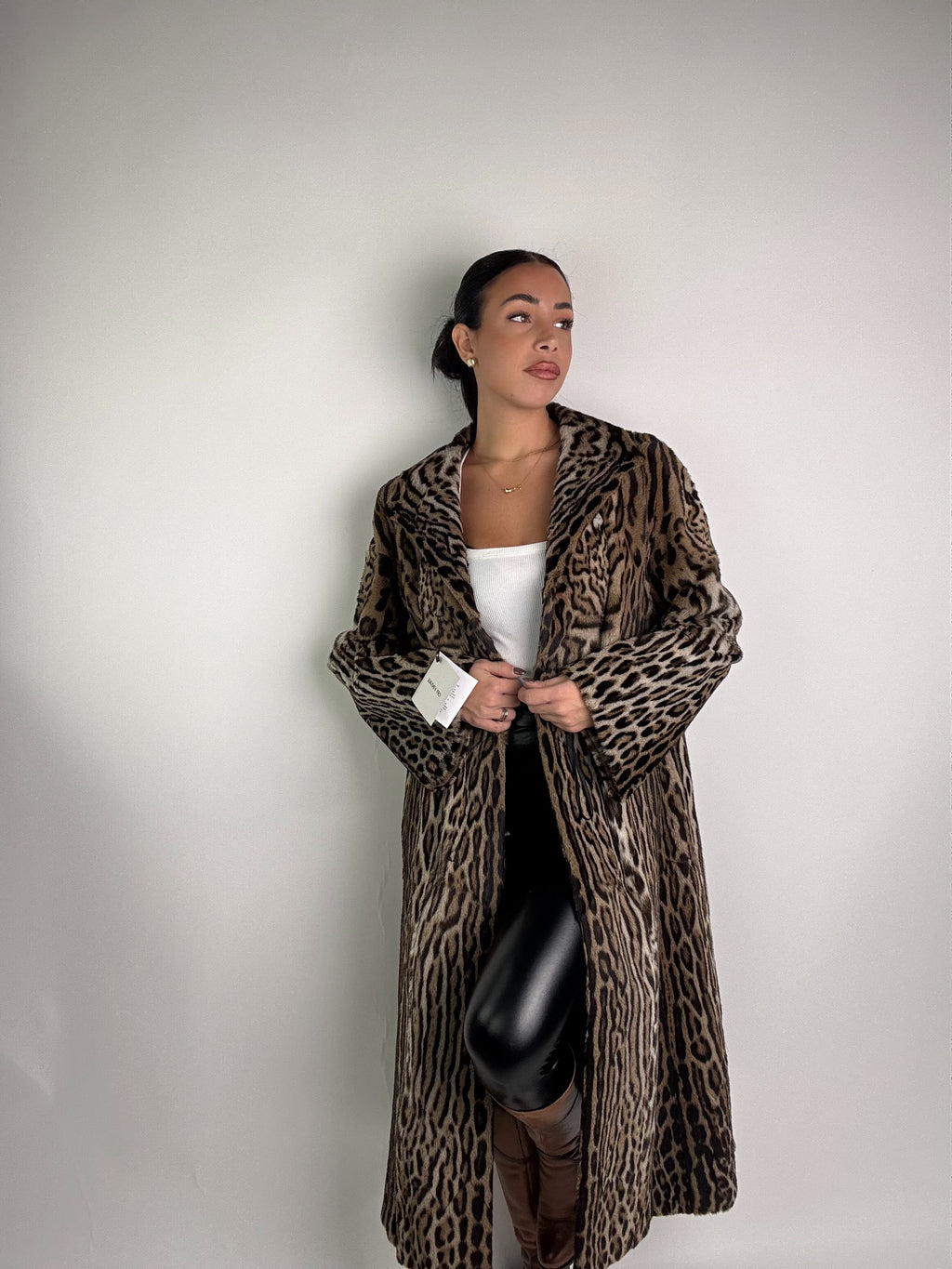 Cappotto in leopardo