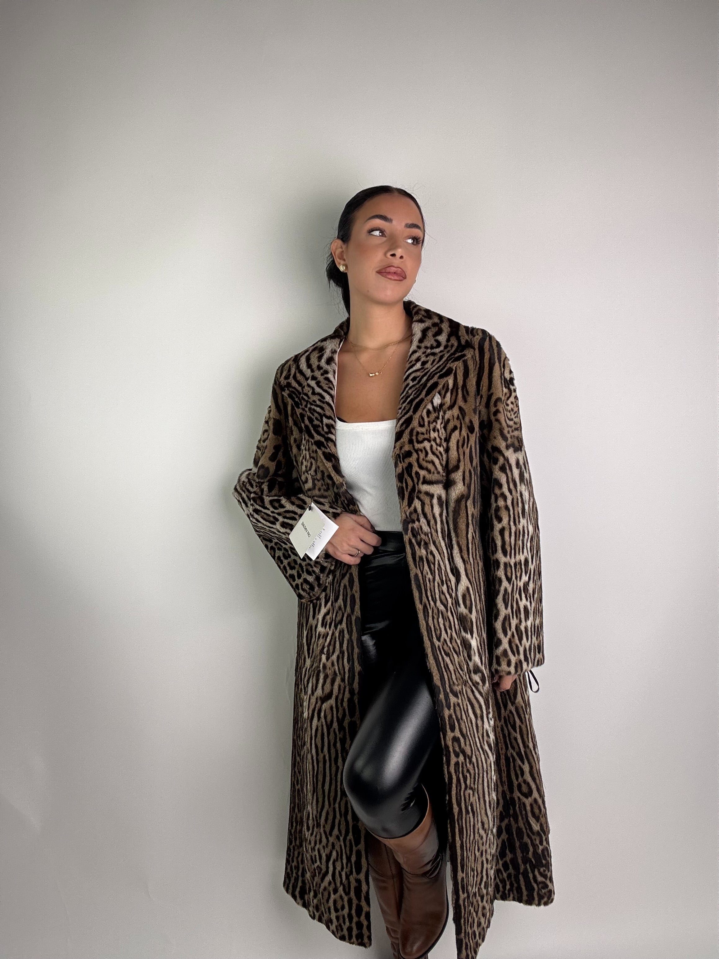Cappotto in leopardo