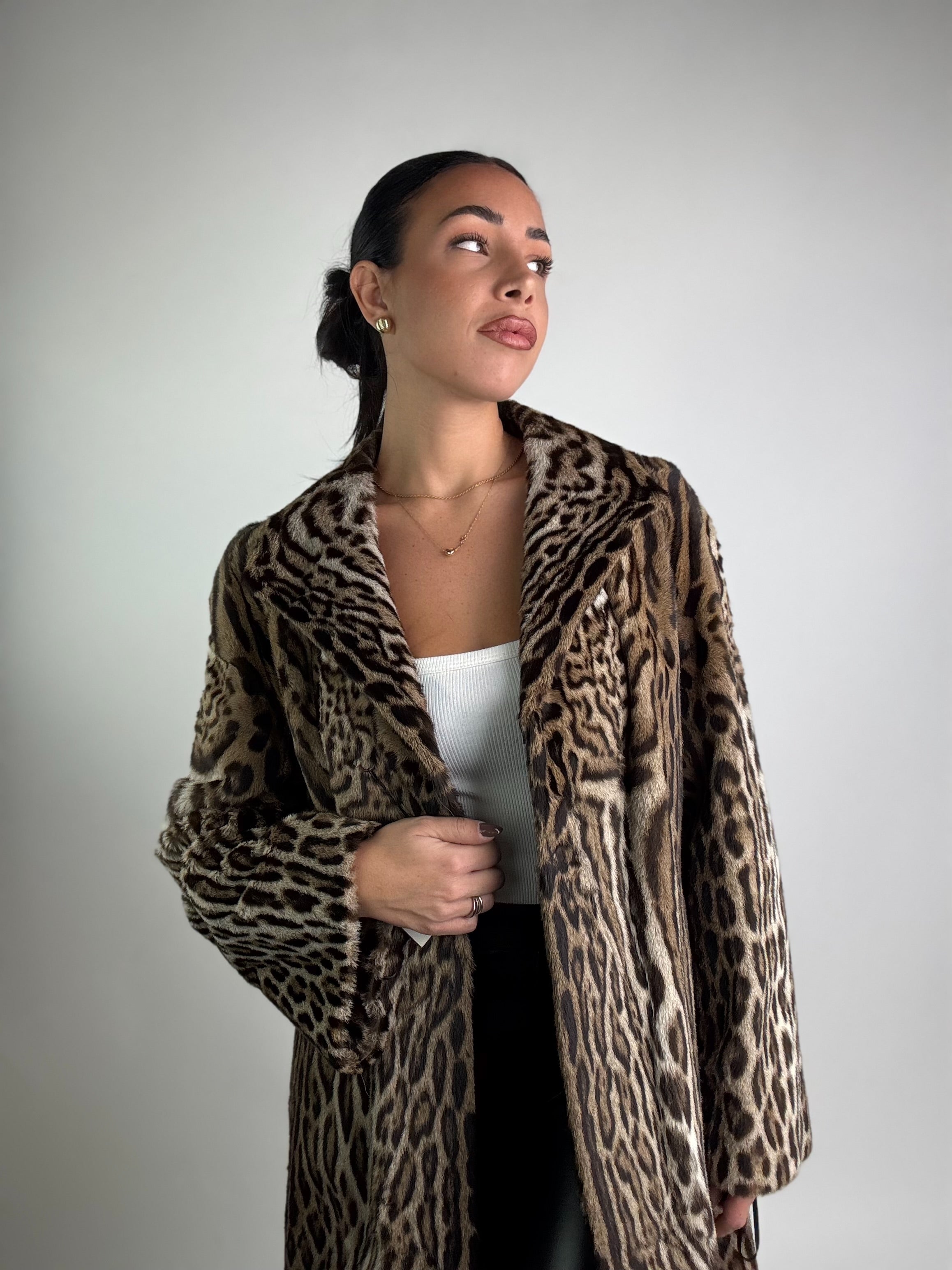 Cappotto in leopardo