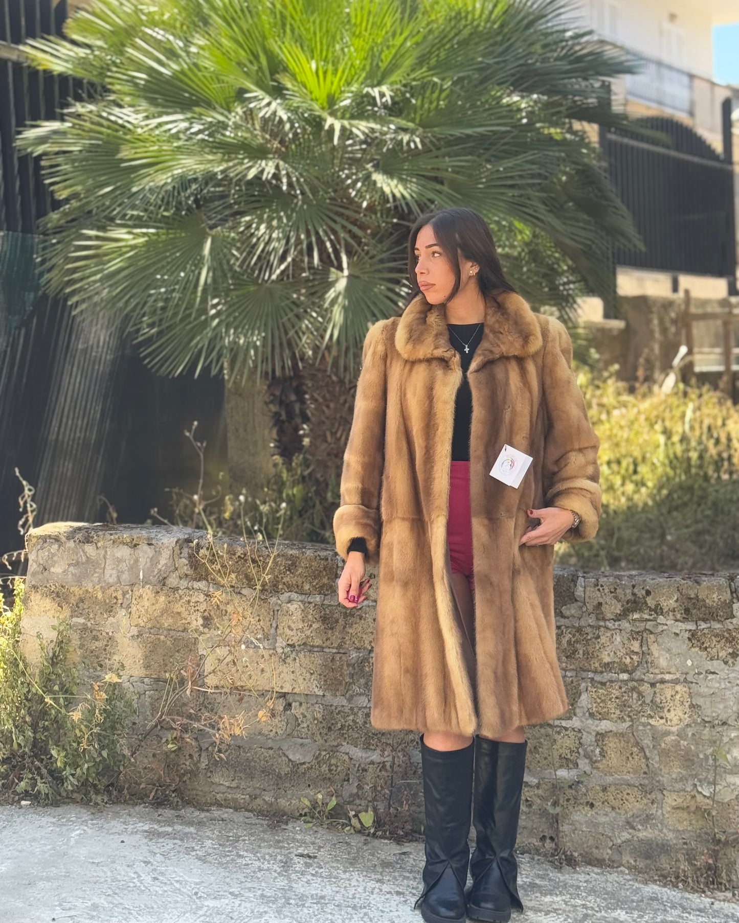 Mink Bomber Jacket