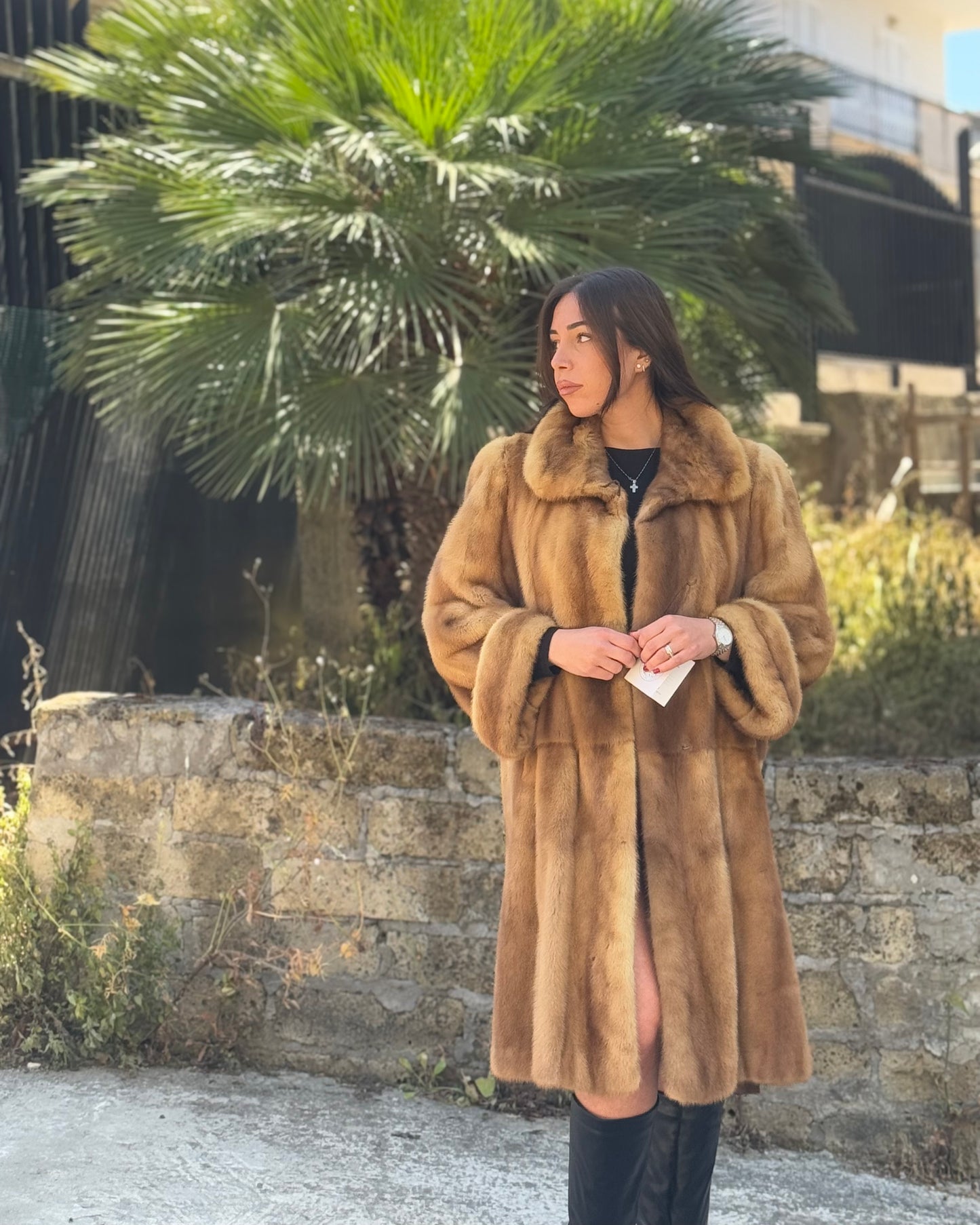 Mink Bomber Jacket