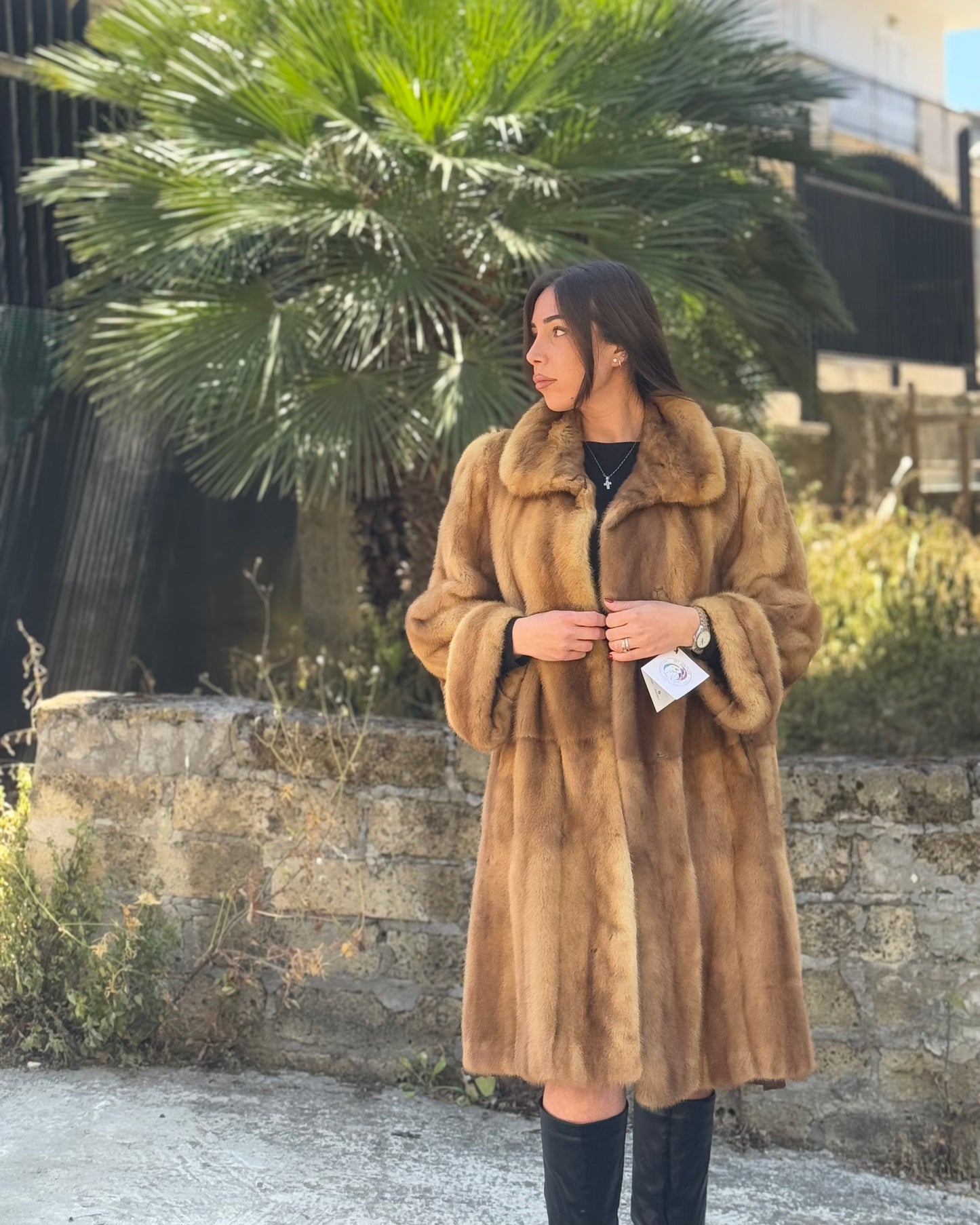 Mink Bomber Jacket