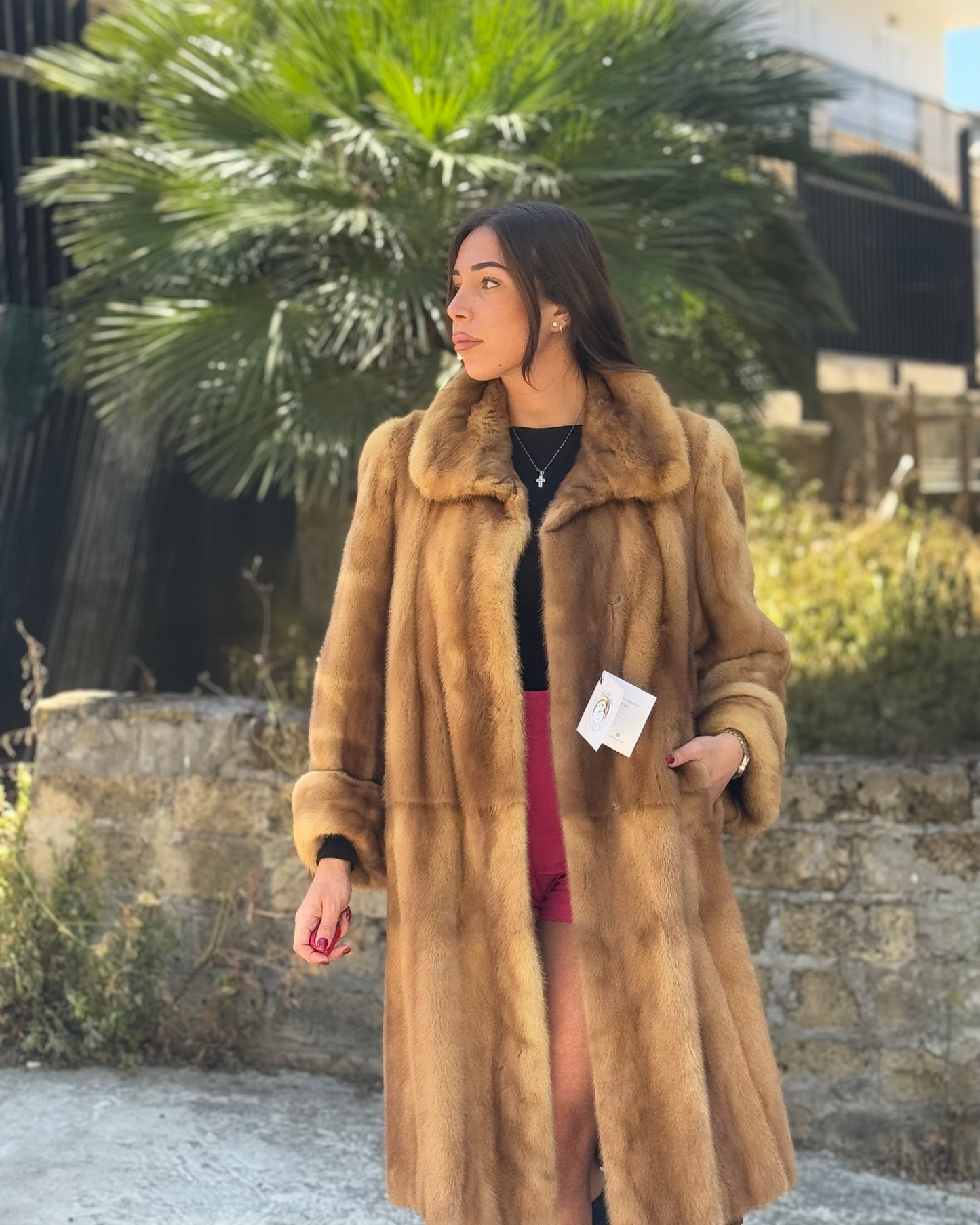 Mink Bomber Jacket