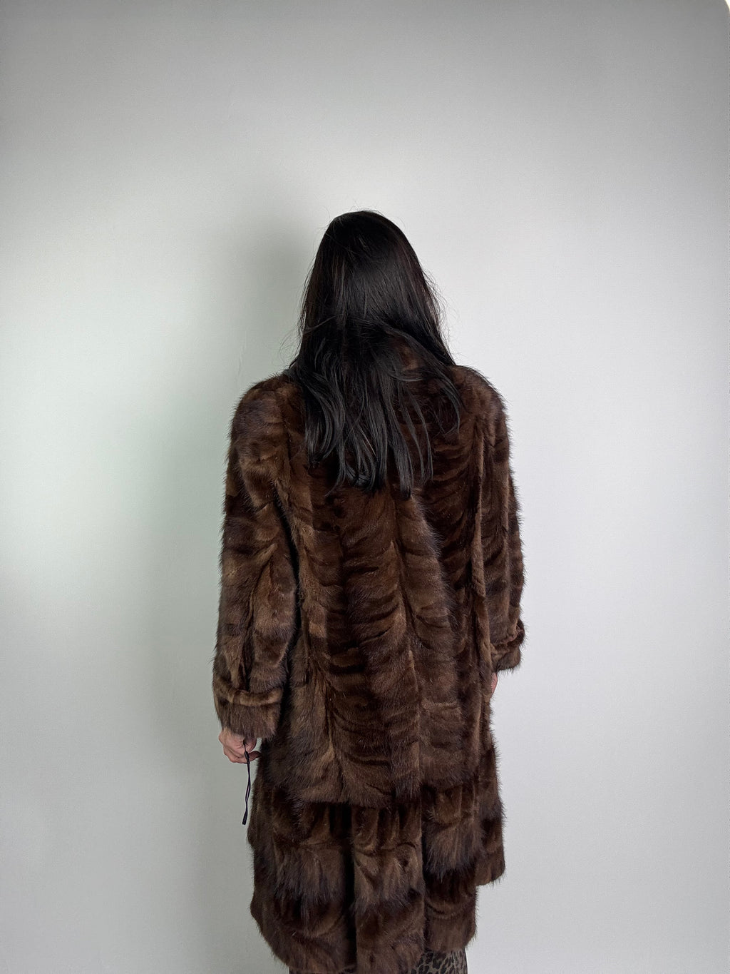 Cappotto in visone N378