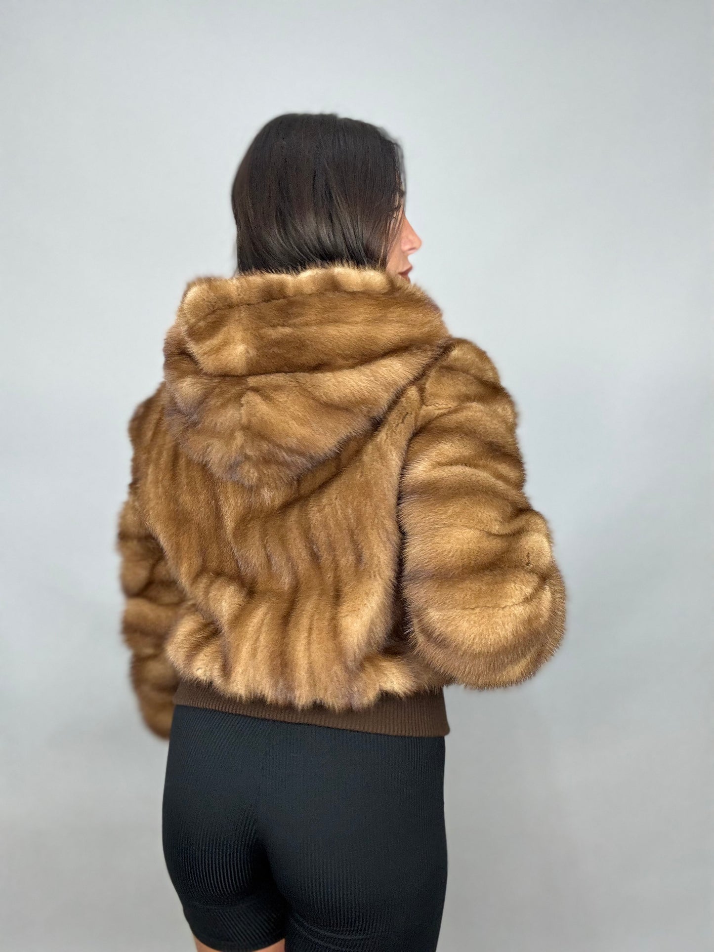 Bomber in visone