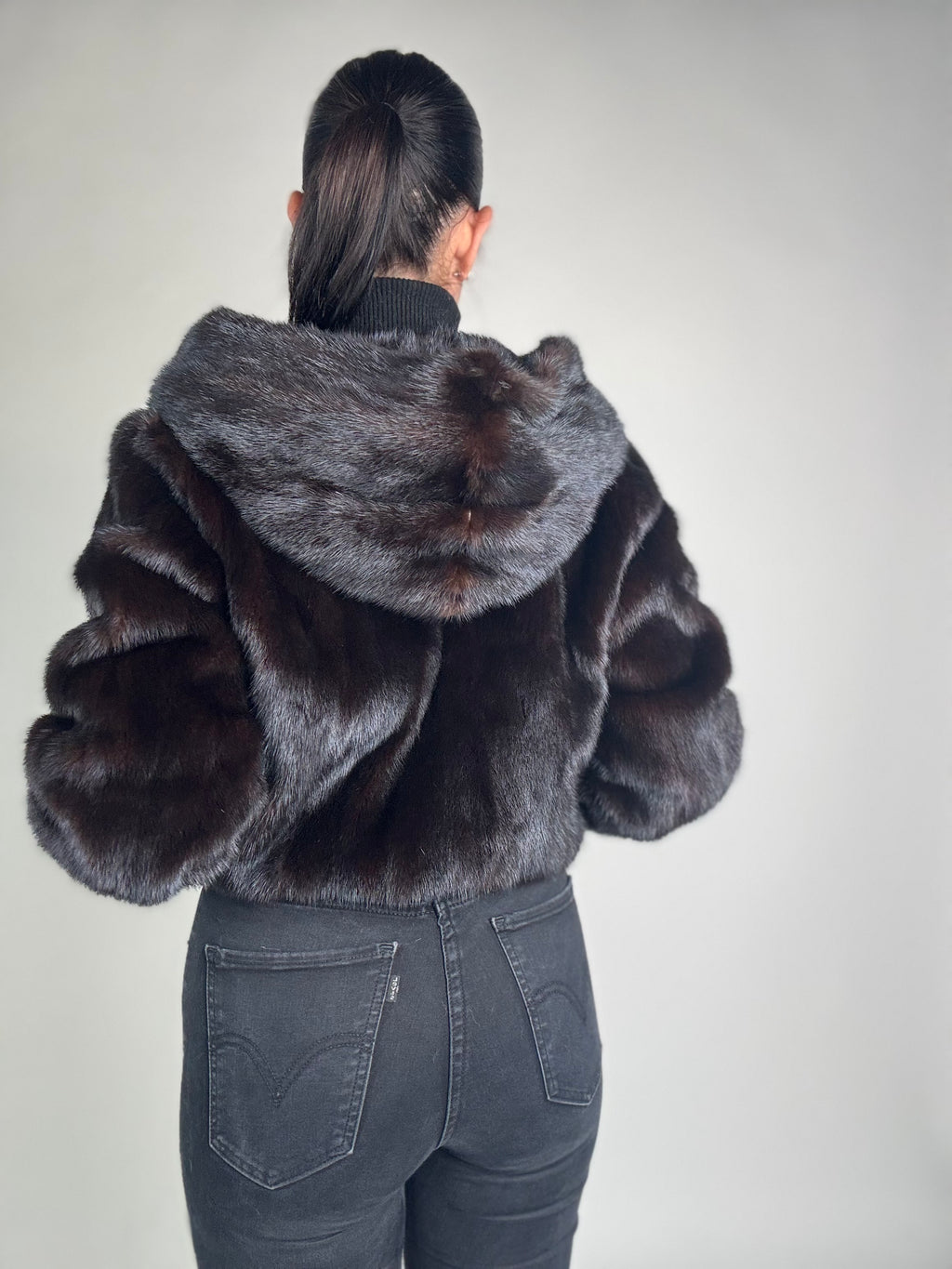 Mink Bomber Jacket