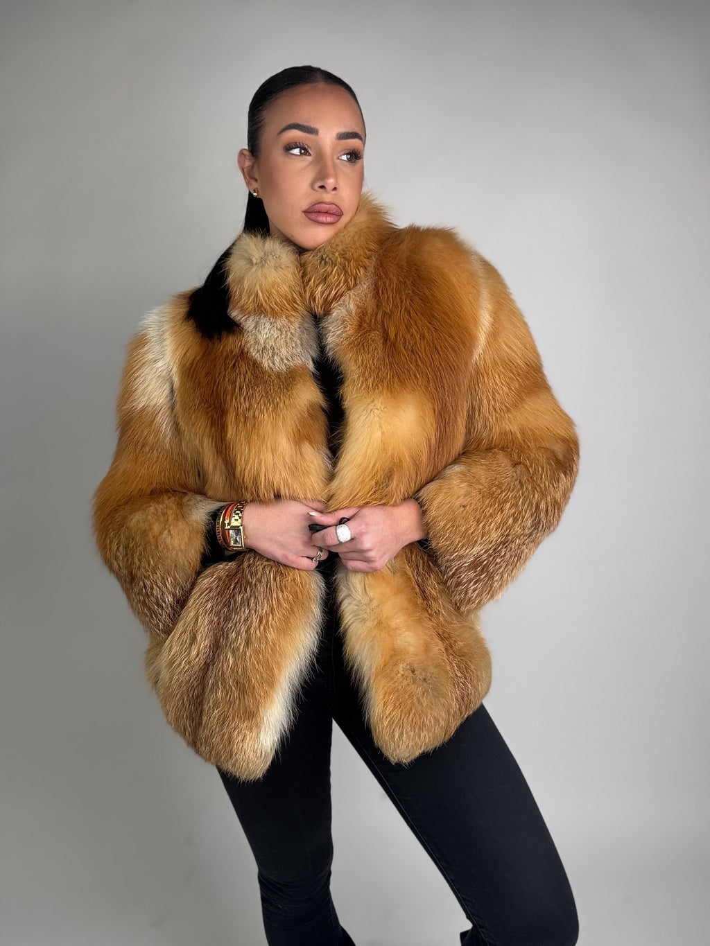 Mink Bomber Jacket