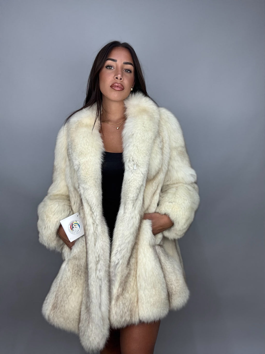 Giacca in volpe della groenlandia