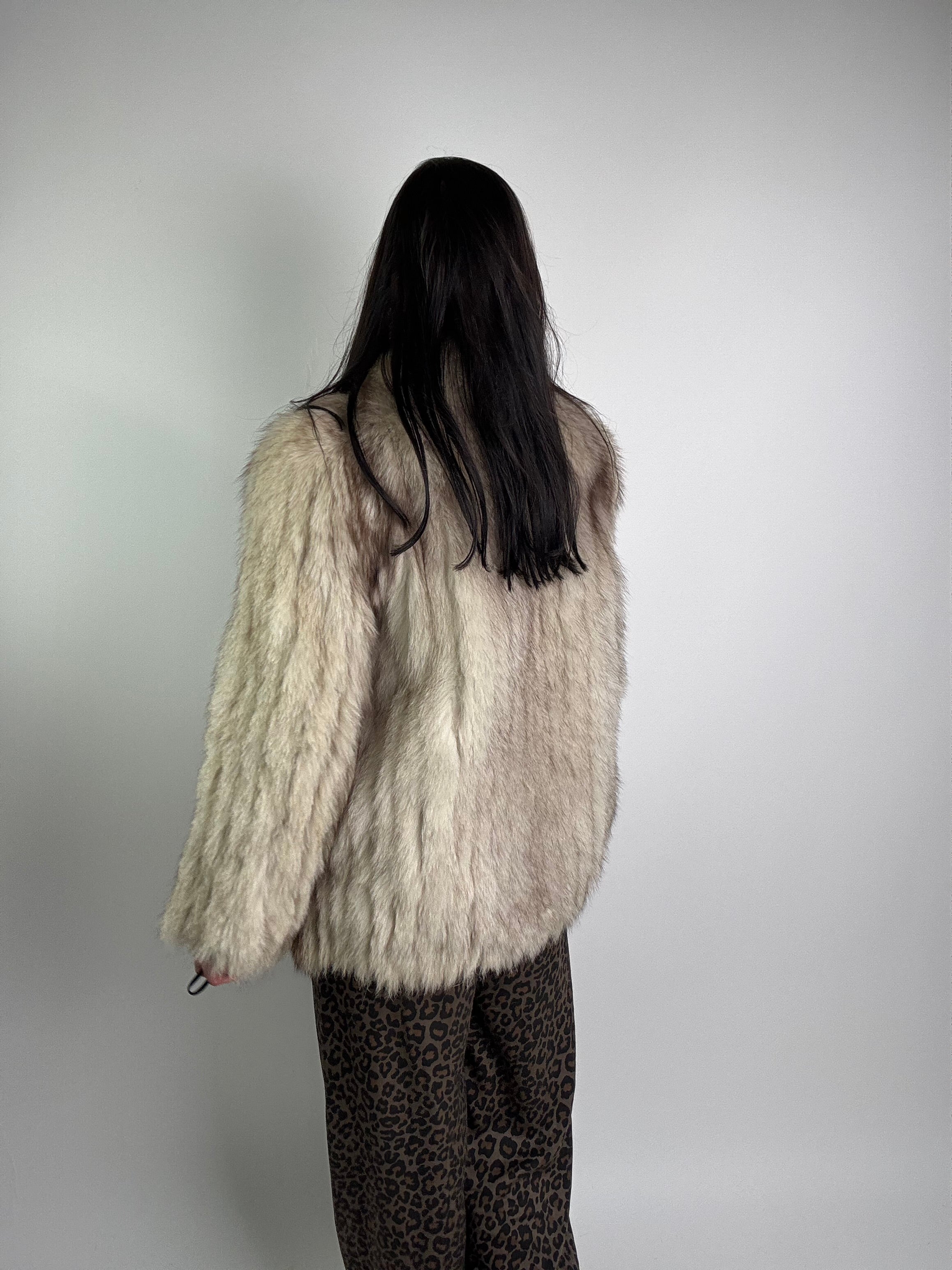 Giacca in volpe della groenlandia N952