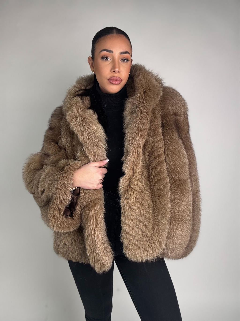 Mink Bomber Jacket