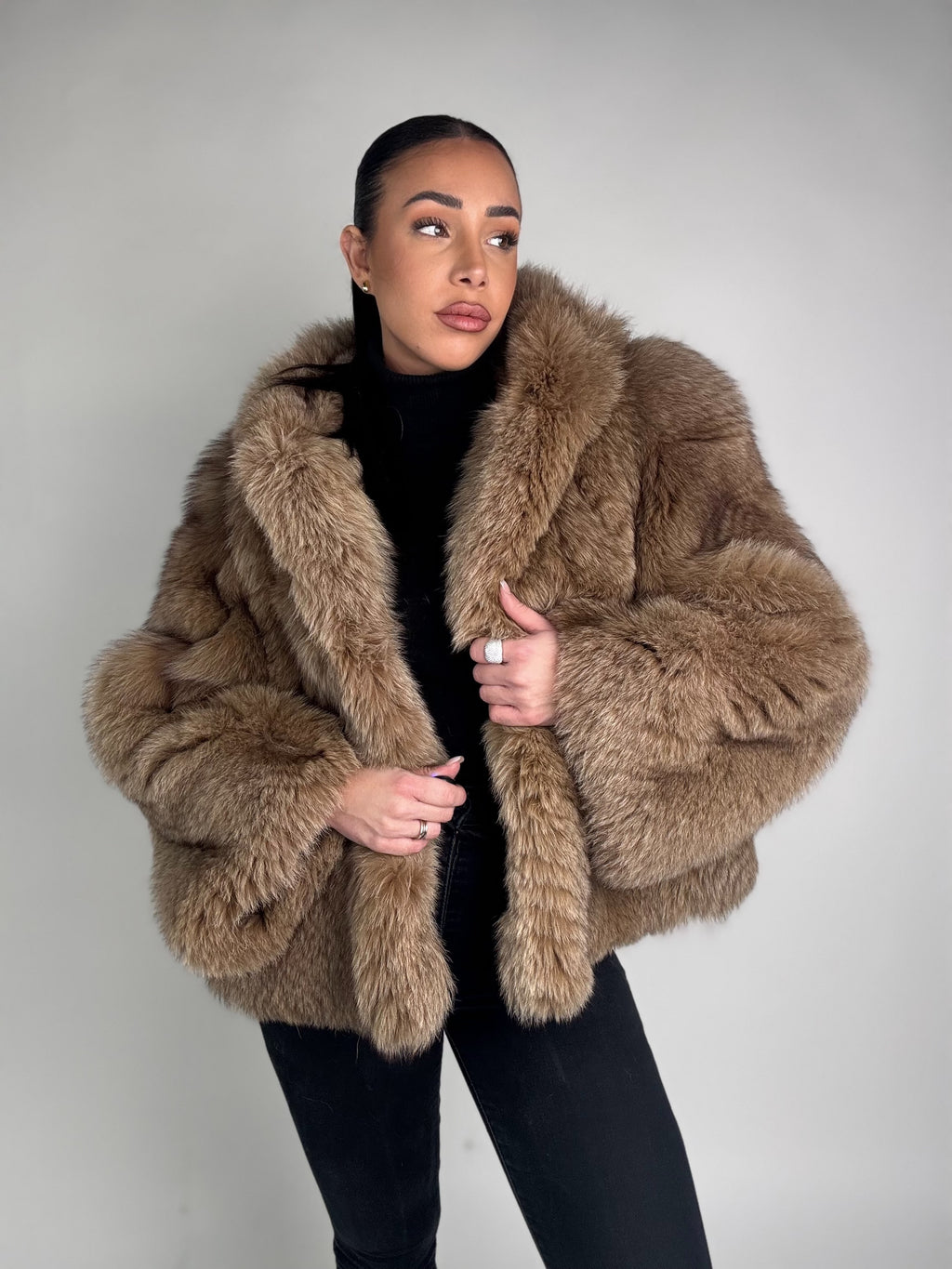 Mink Bomber Jacket
