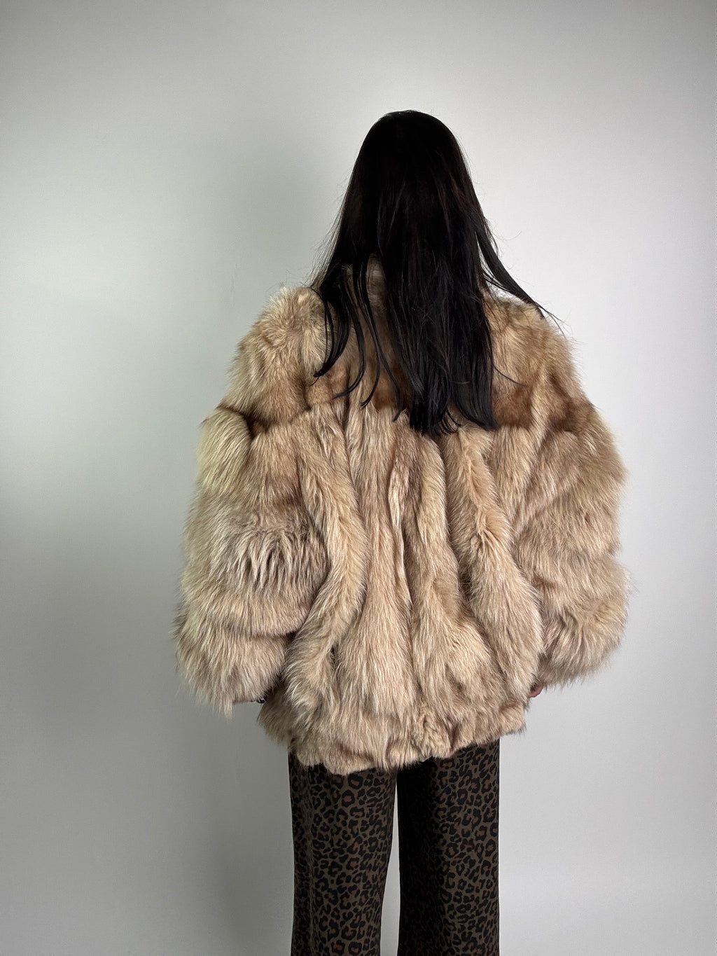 Giacca in volpe della groenlandia N943