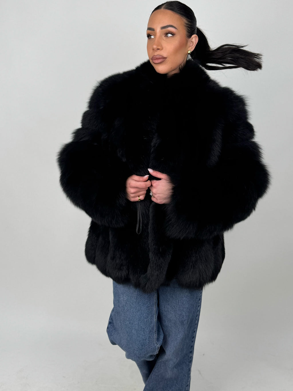 Mink Bomber Jacket