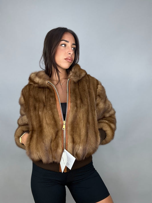Bomber in visone