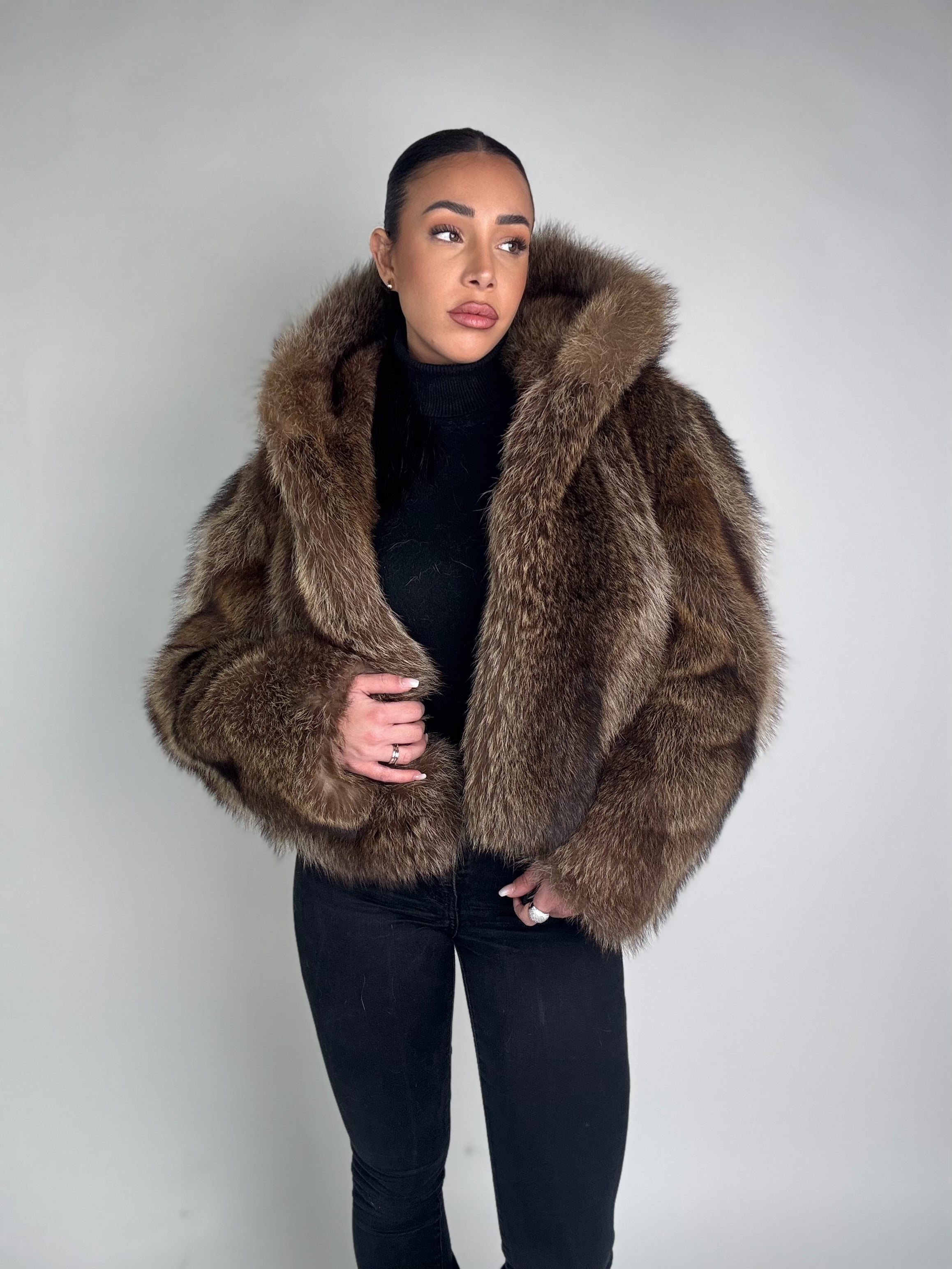 Mink Bomber Jacket