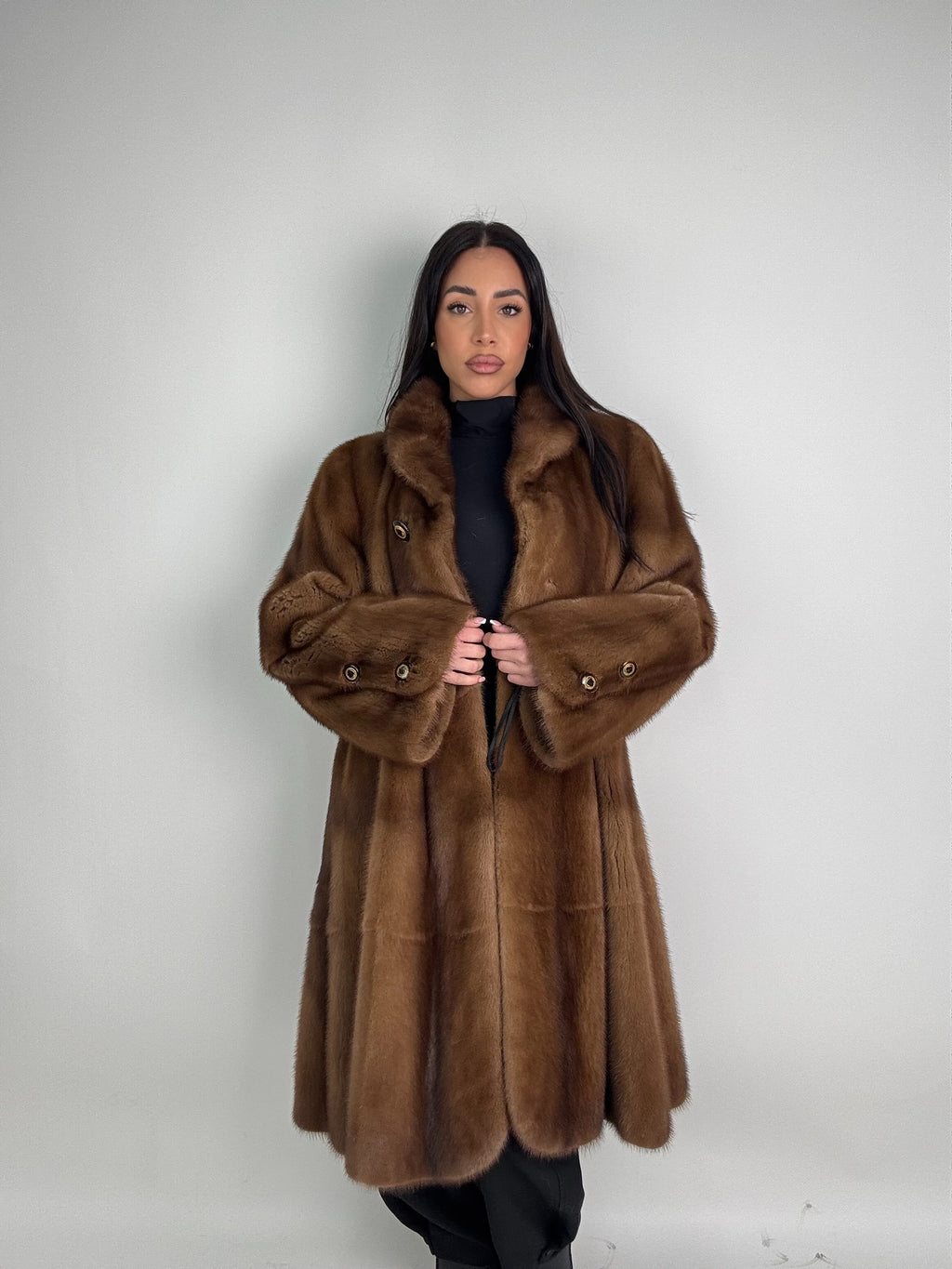 Cappotto in visone N497