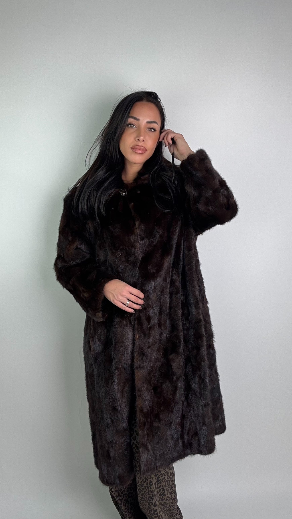 Cappotto in visone N375