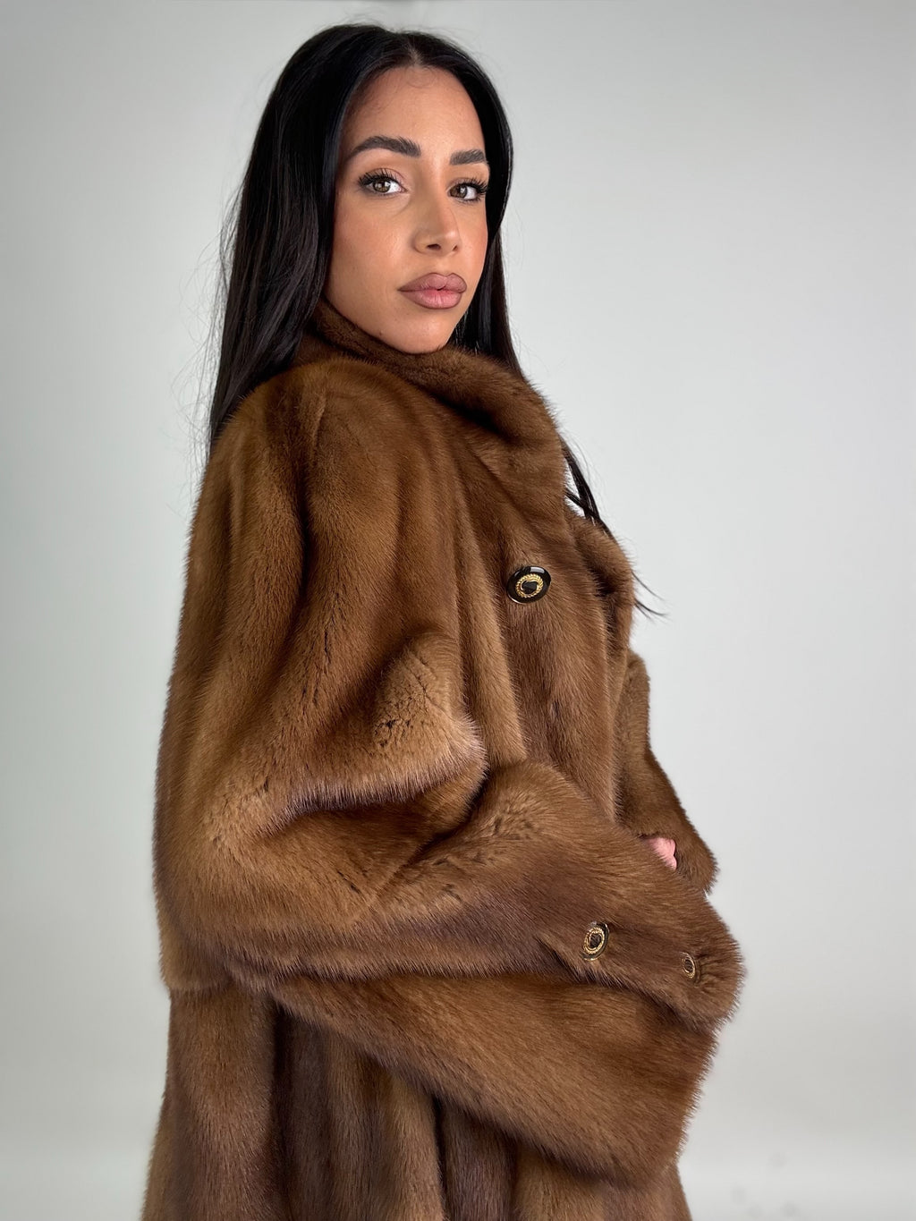 Cappotto in visone N497