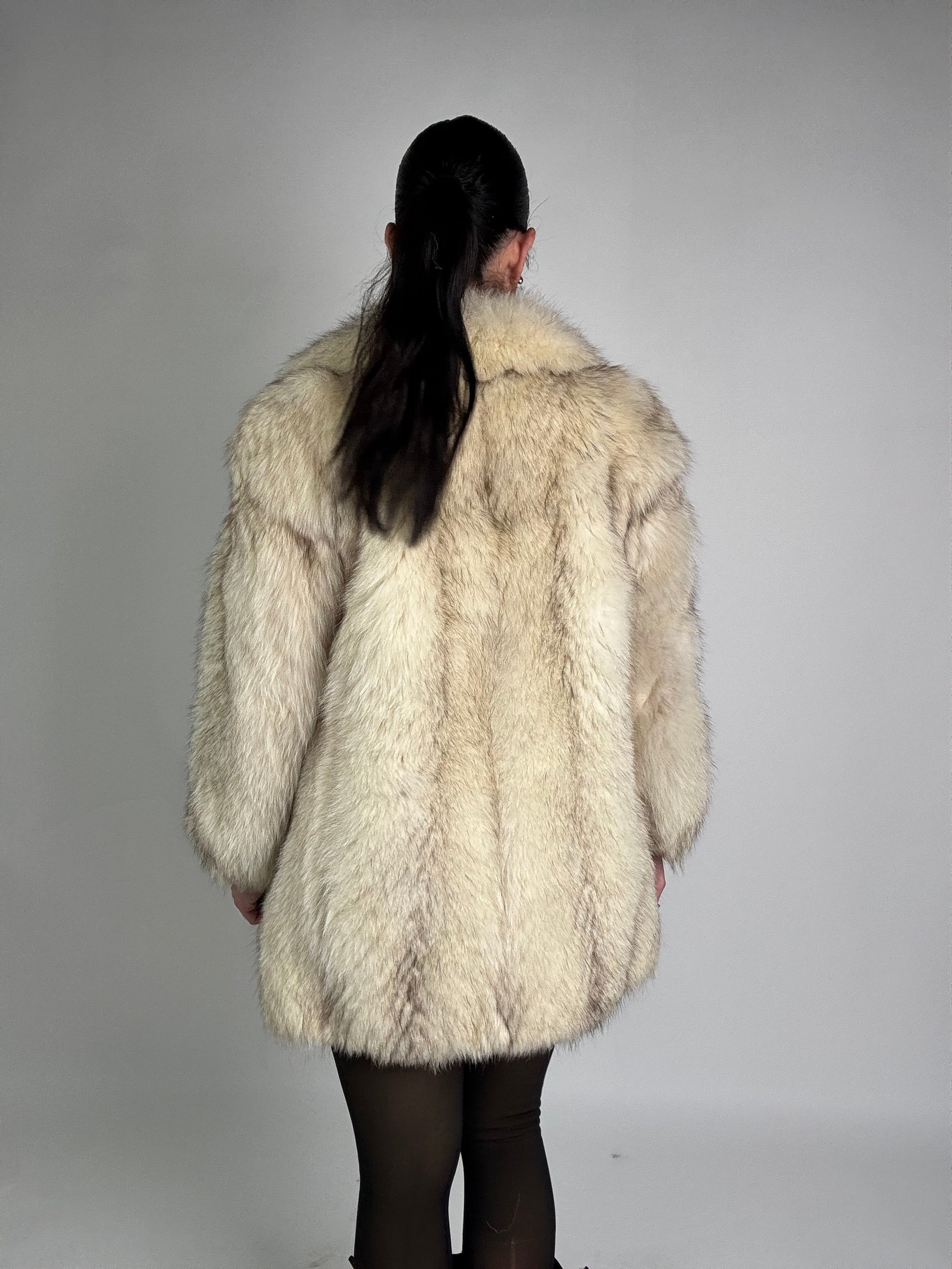 Giacca in volpe della groenlandia N156