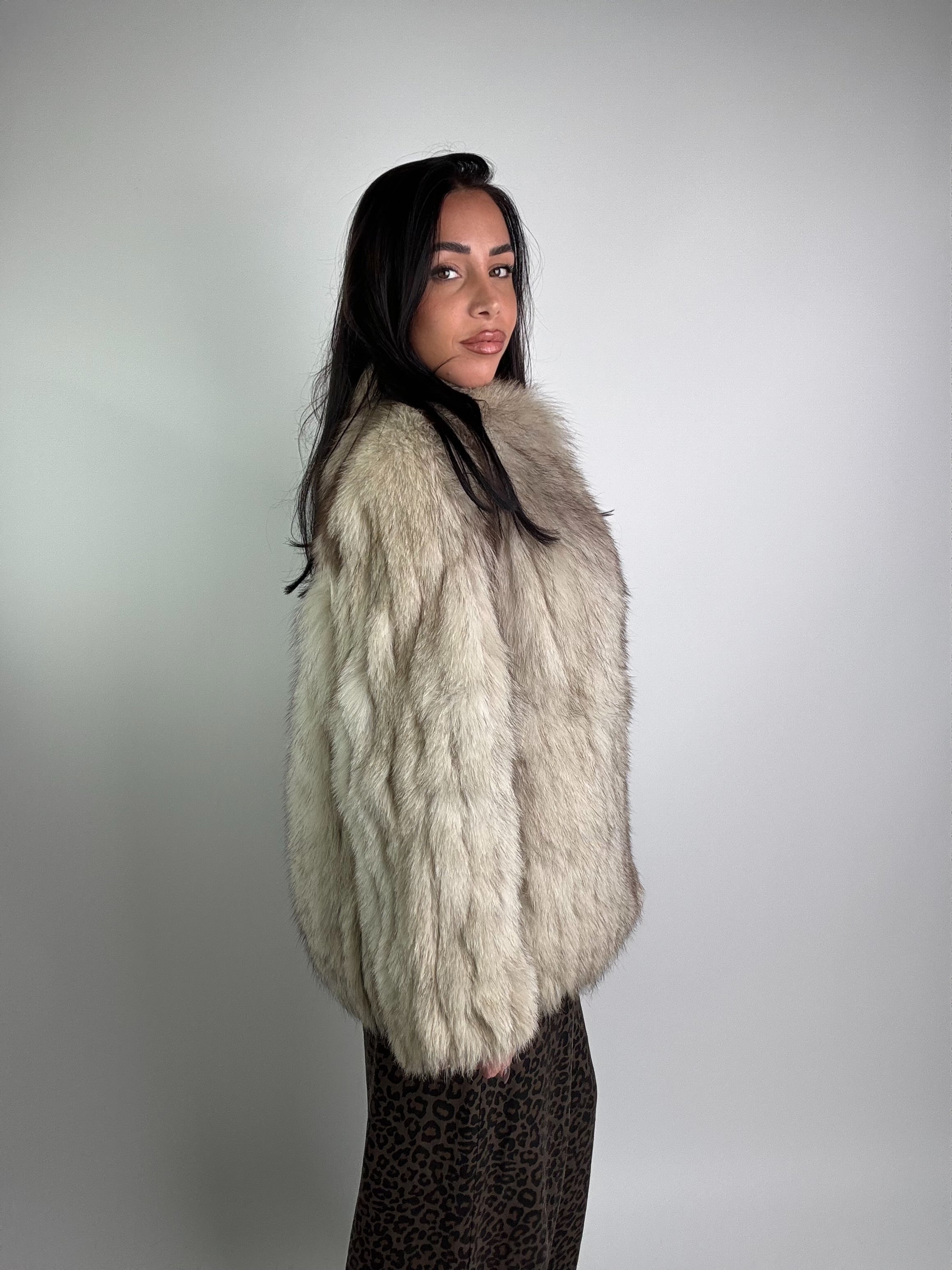 Giacca in volpe della groenlandia N952