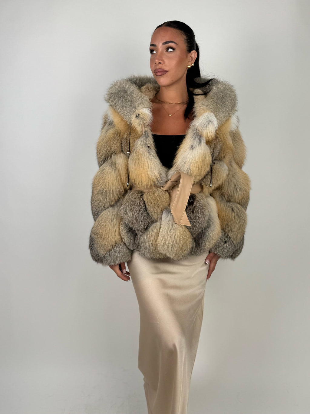 Giacca Athena in volpe golden N695