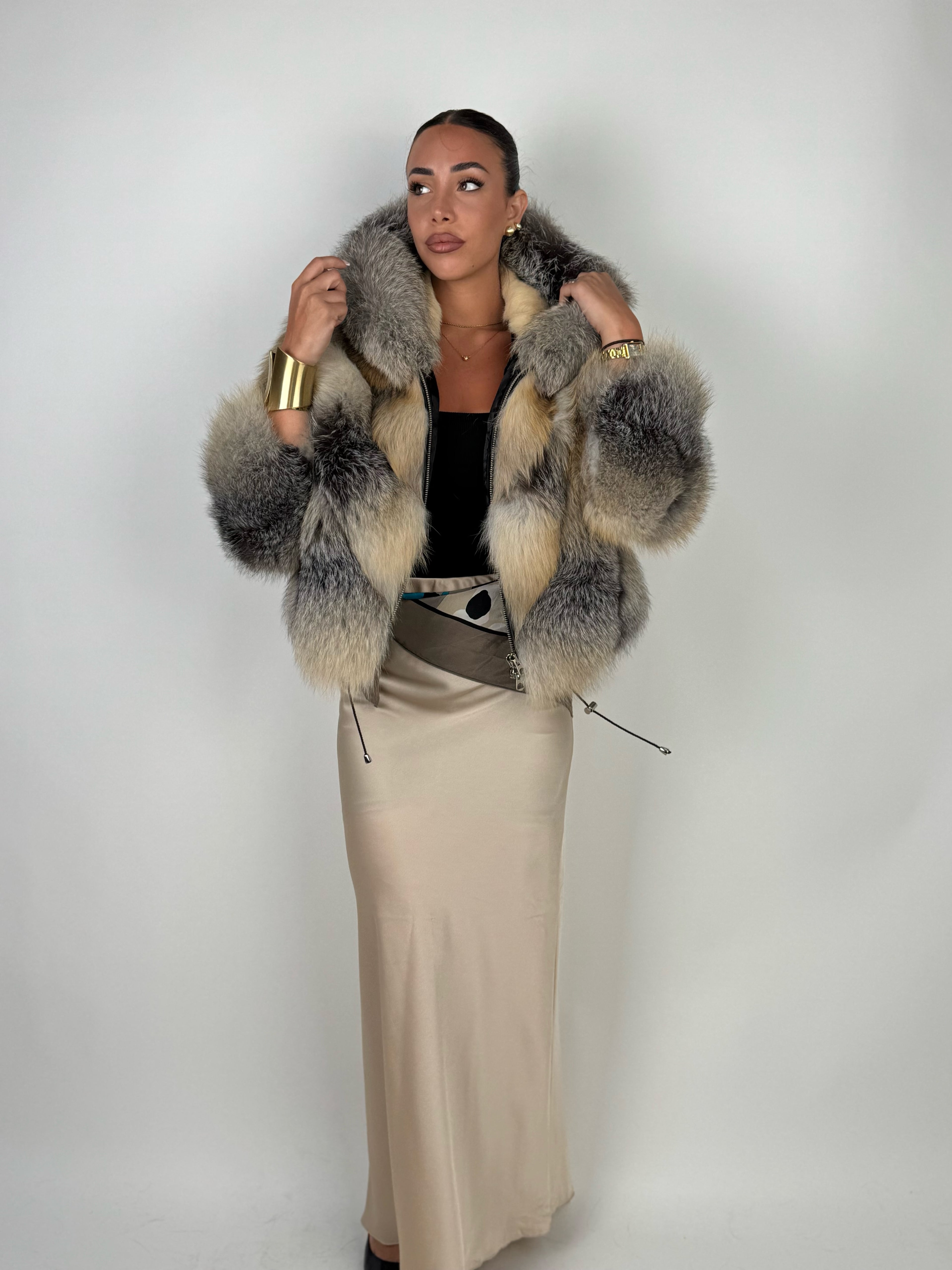 Mink Bomber Jacket