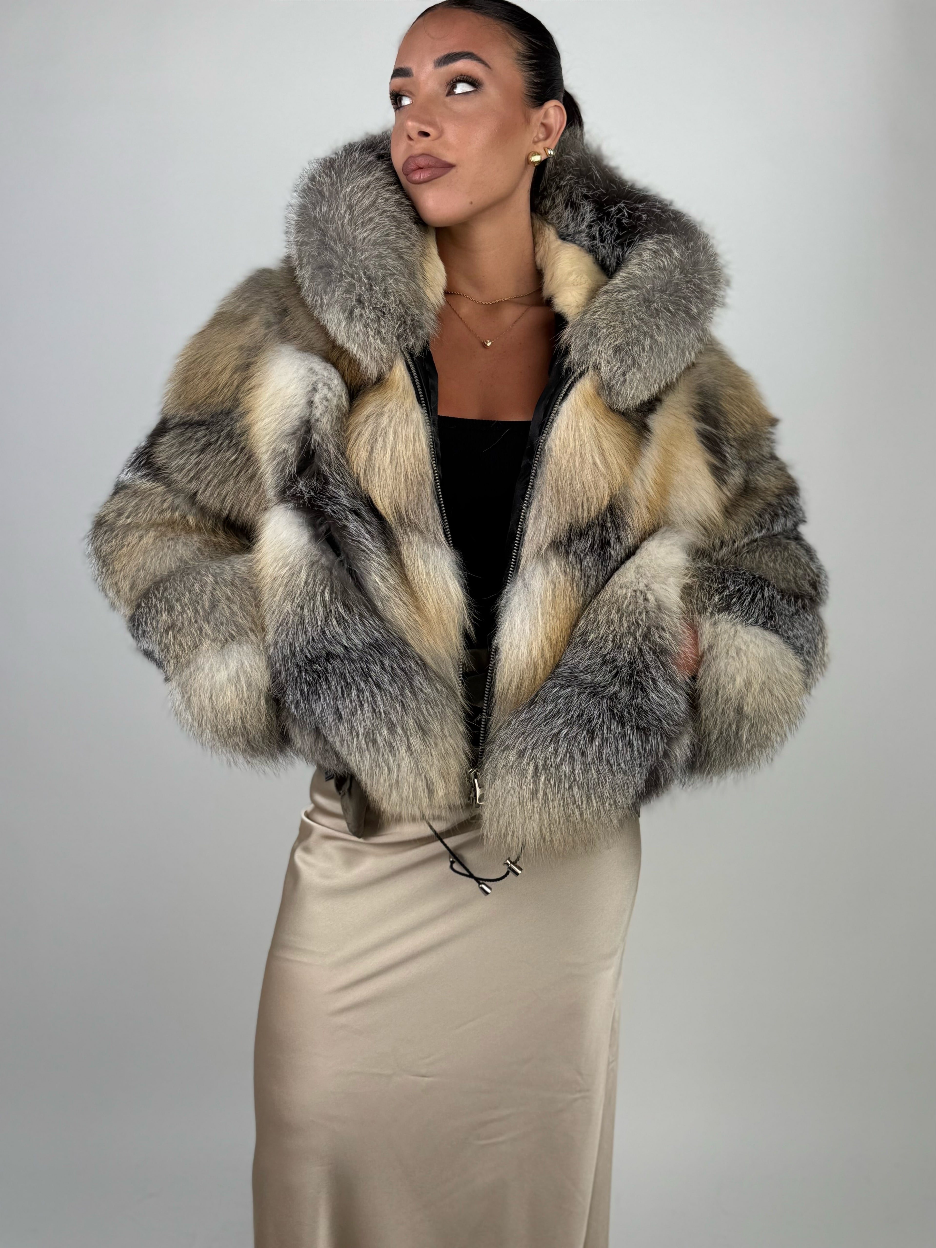 Mink Bomber Jacket