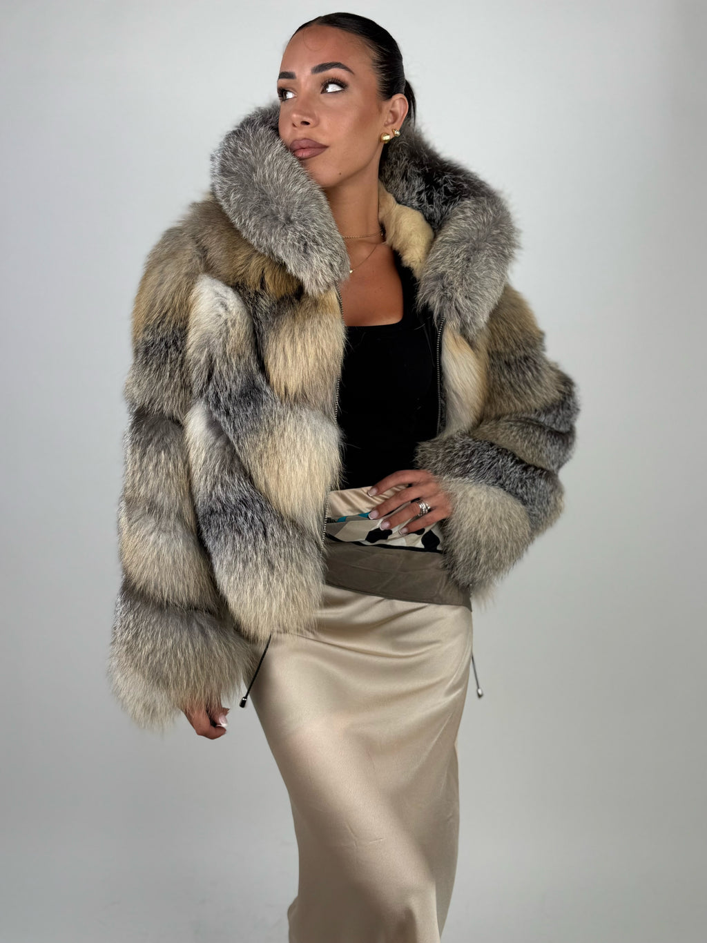 Mink Bomber Jacket