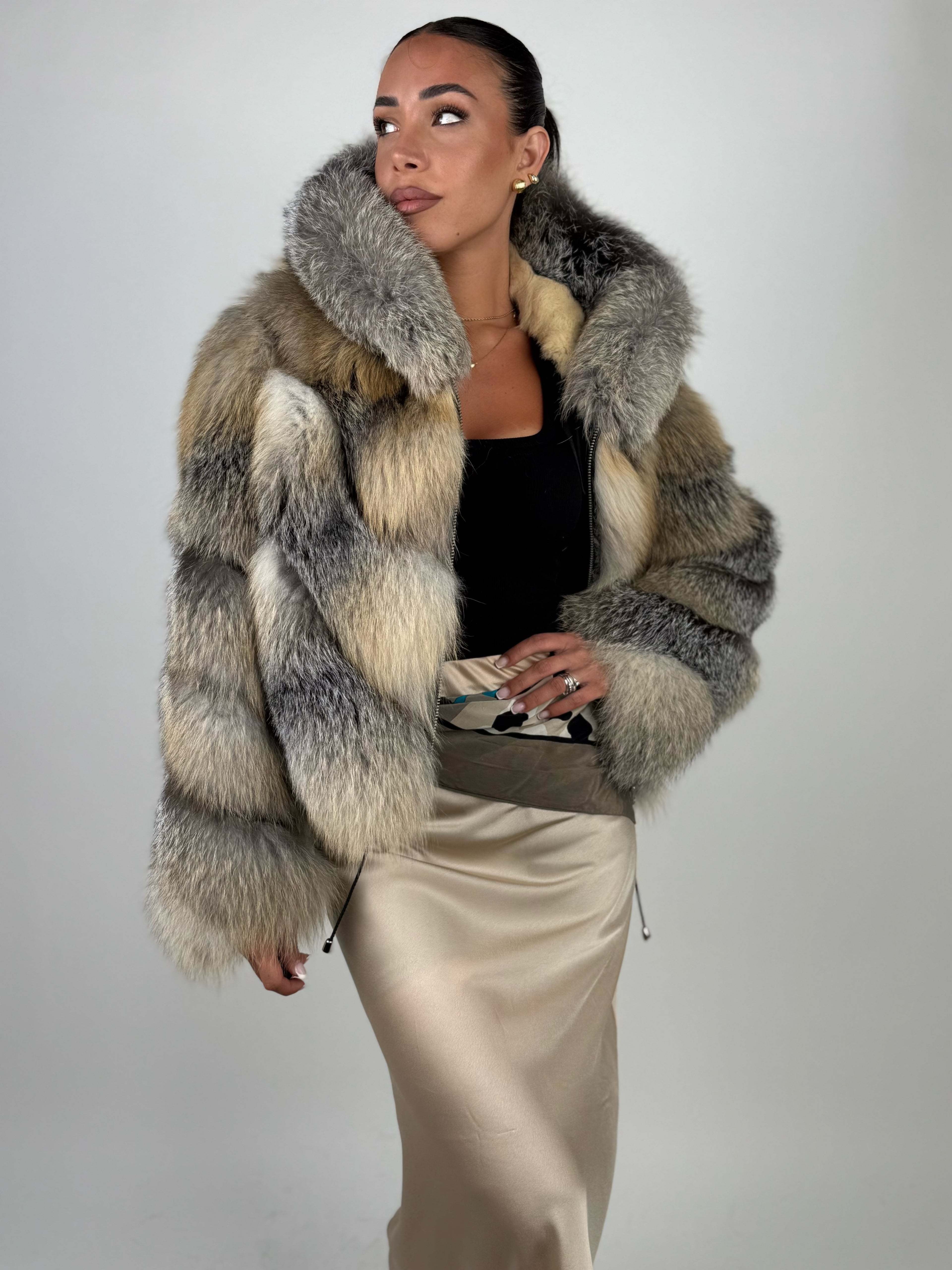 Mink Bomber Jacket