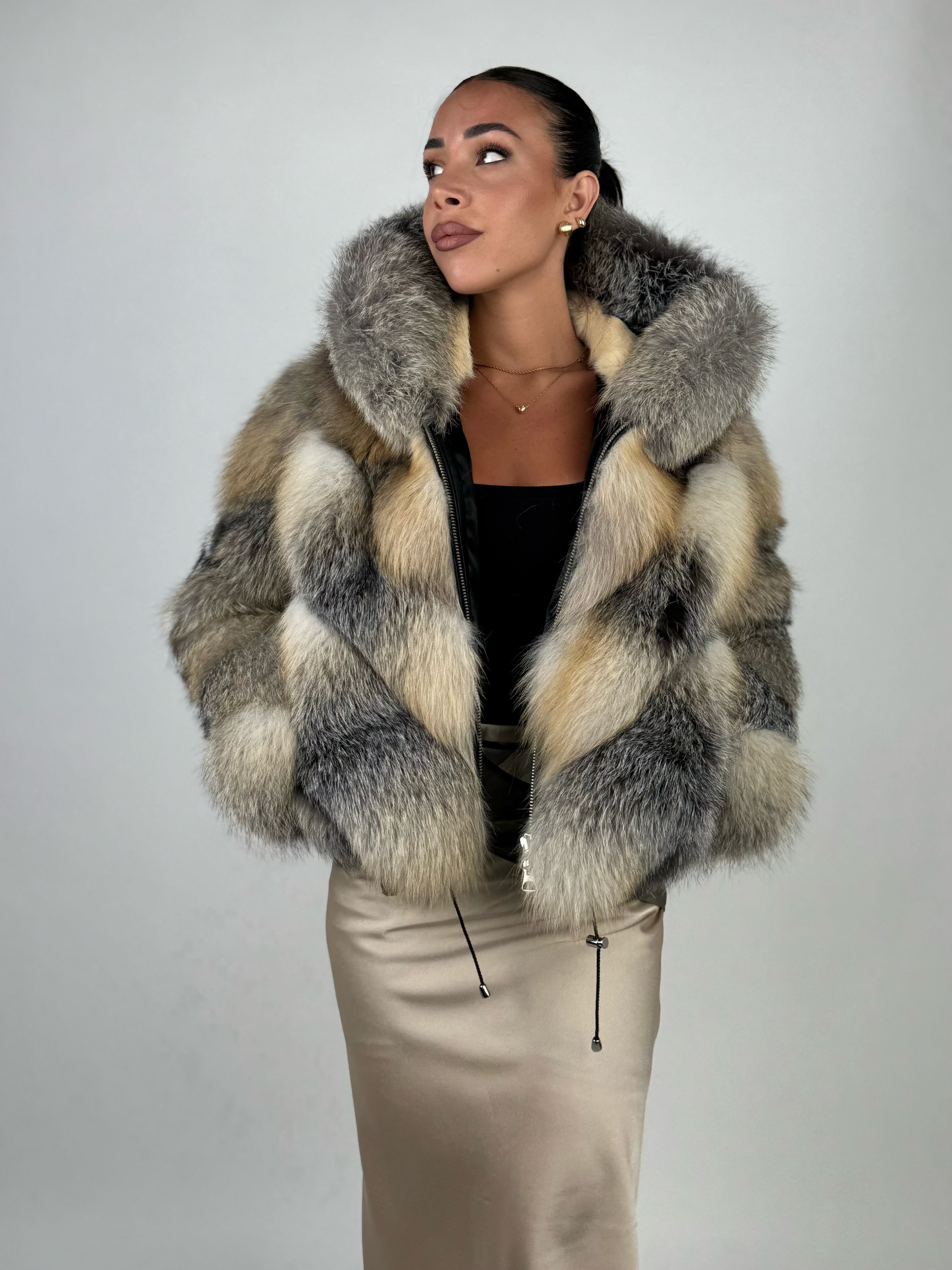 Mink Bomber Jacket