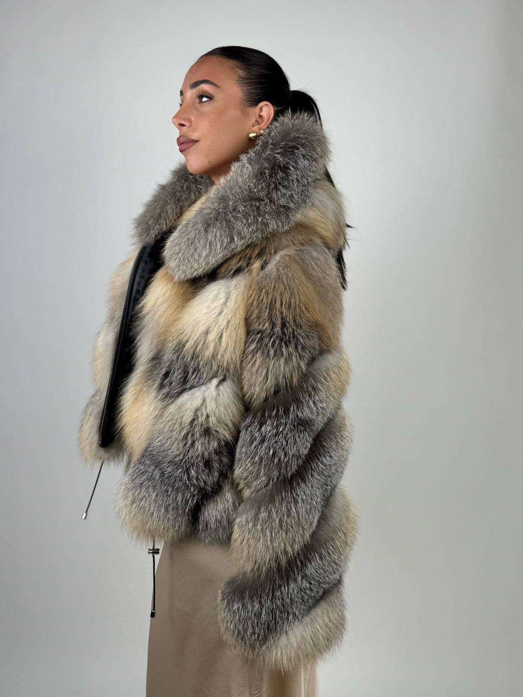 Mink Bomber Jacket