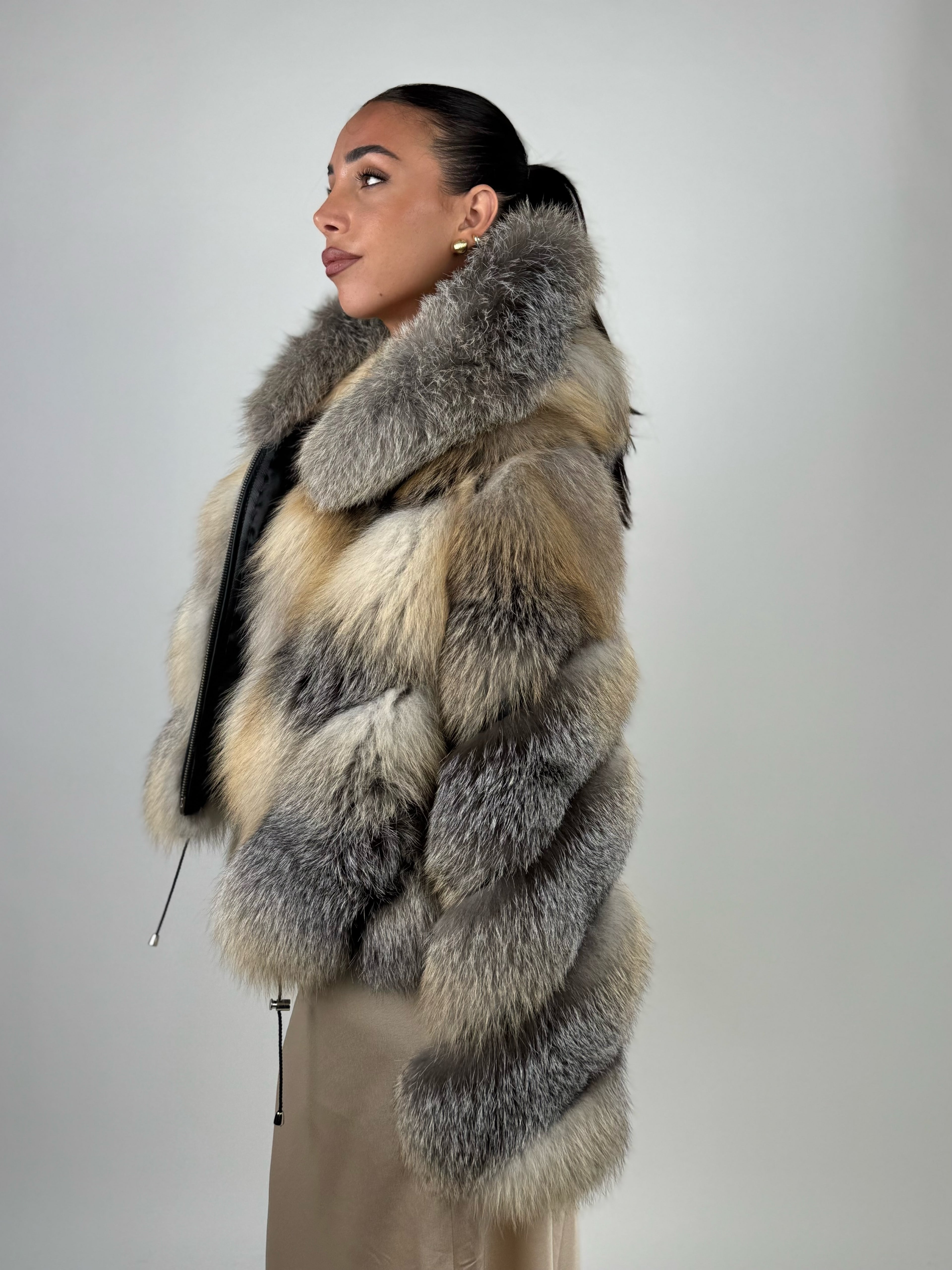 Mink Bomber Jacket