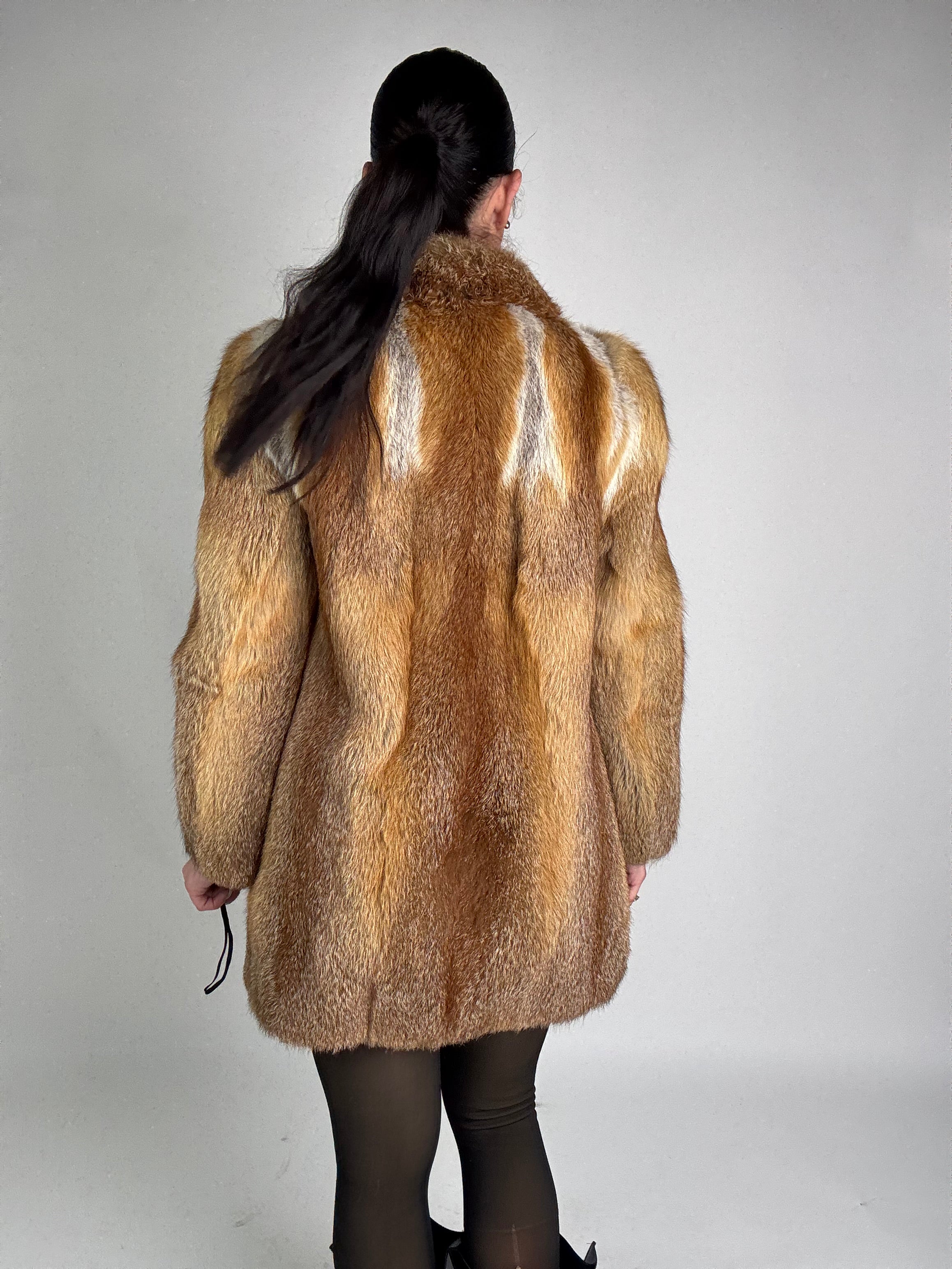 Giacca in volpe rossa N160